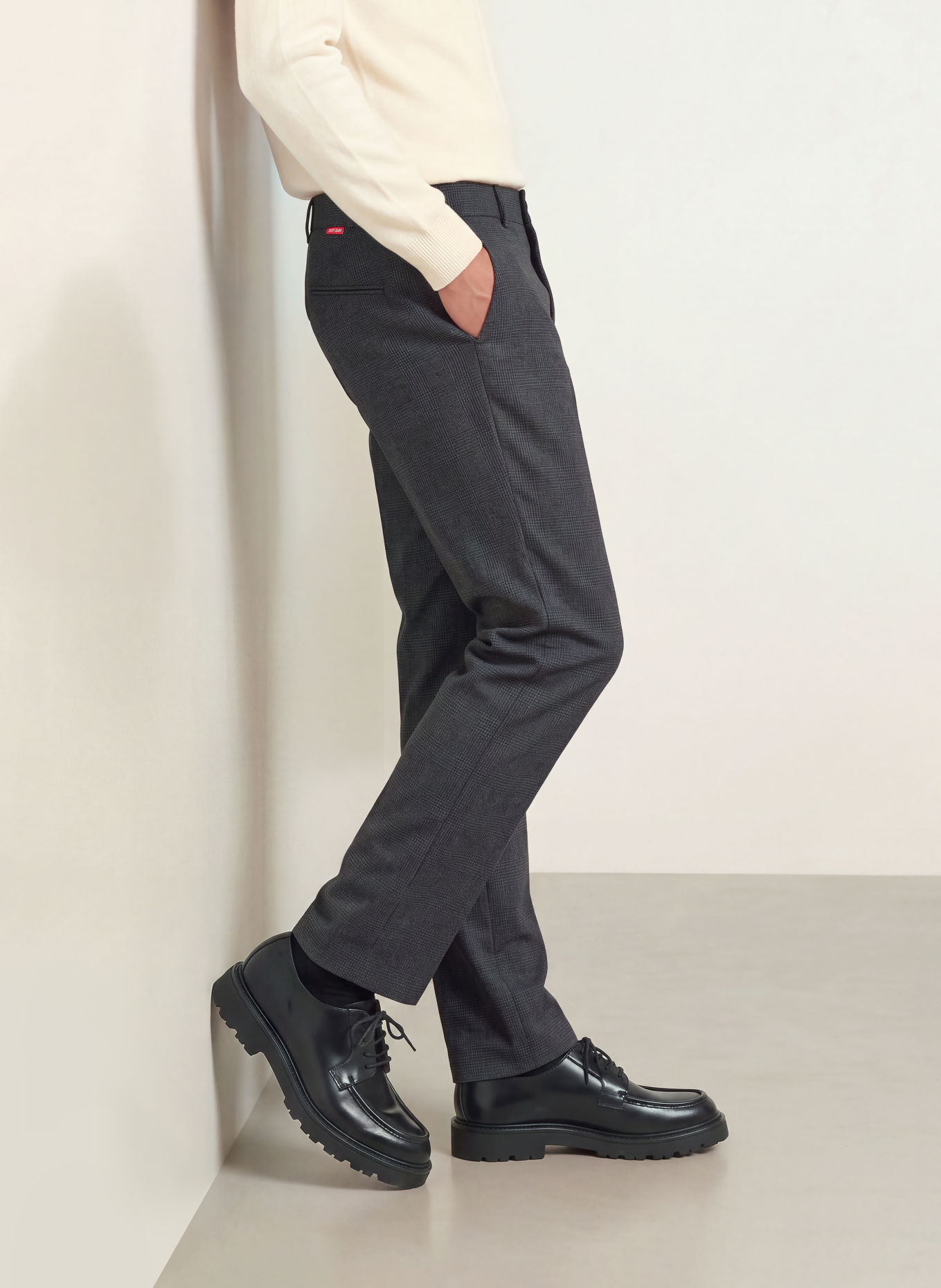 JOOP! JEANS MATTHEW Modern Fit Chinos: GRAY / DARK GRAY