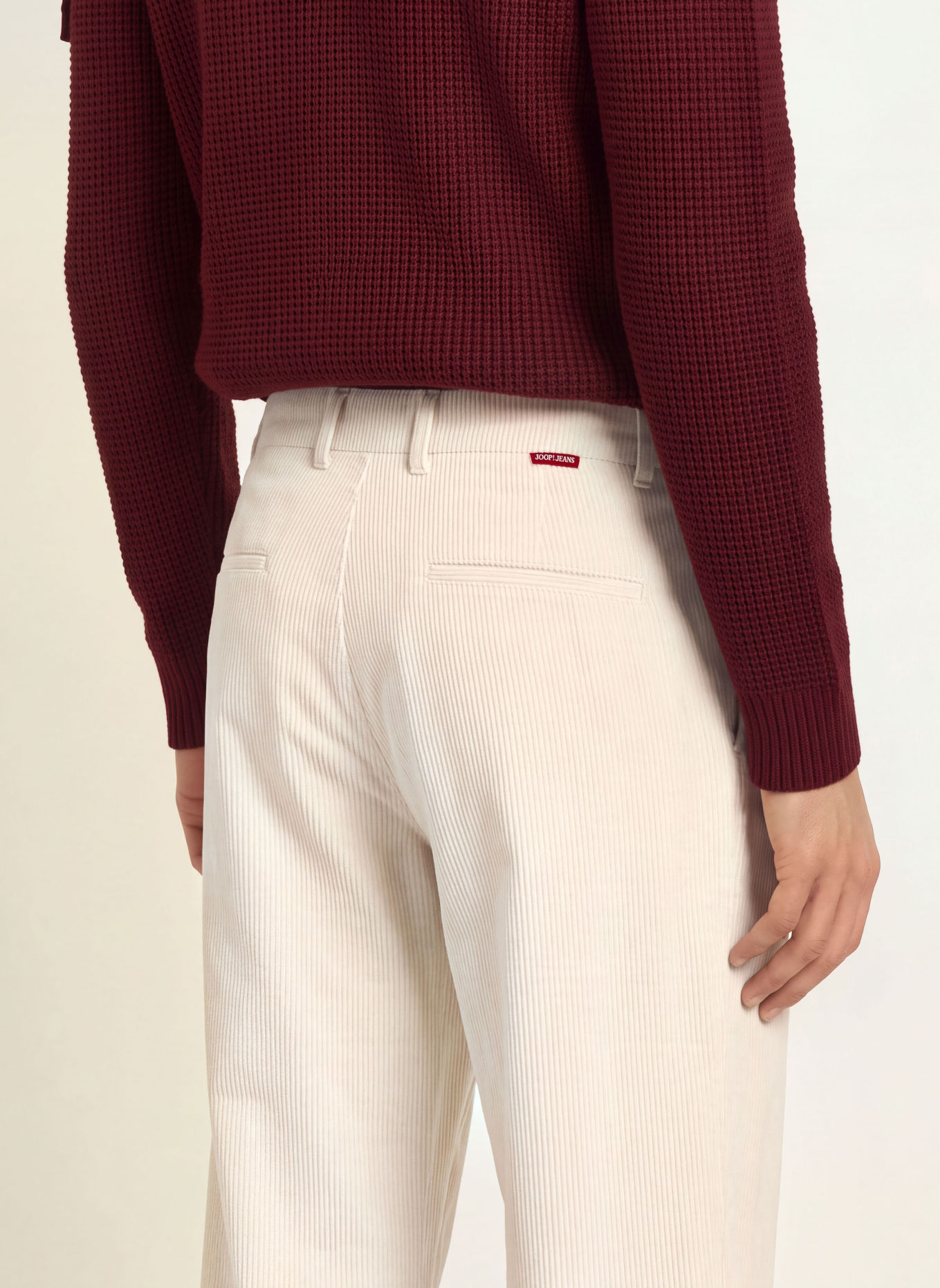JOOP! JEANS Kordové kalhoty RAFAEL Regular Fit: BÉŽOVÁ