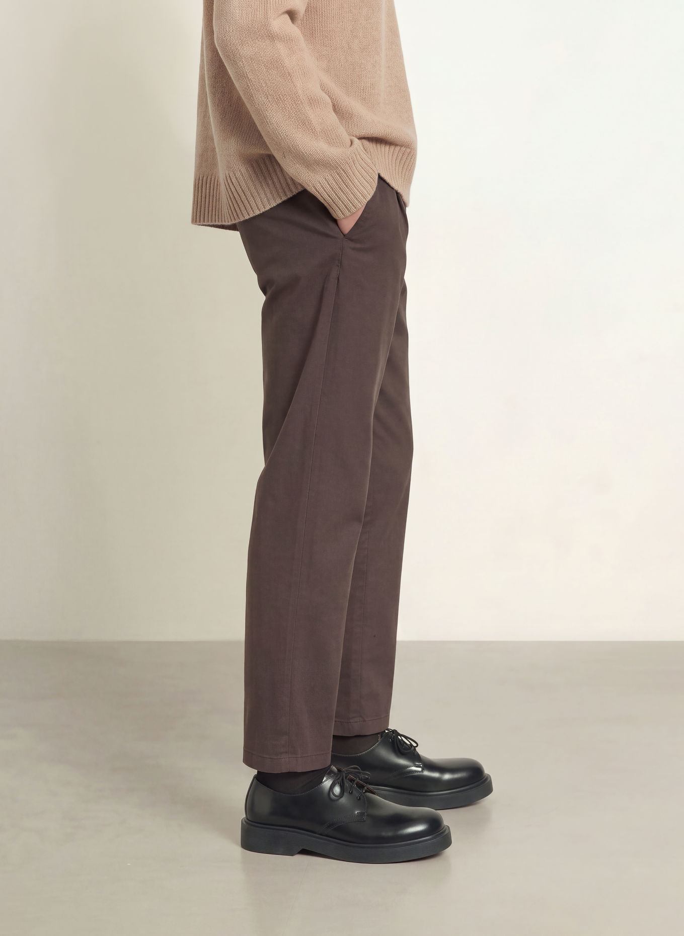 JOOP! JEANS LEAD Loose-Fit Chinos: DARK BROWN