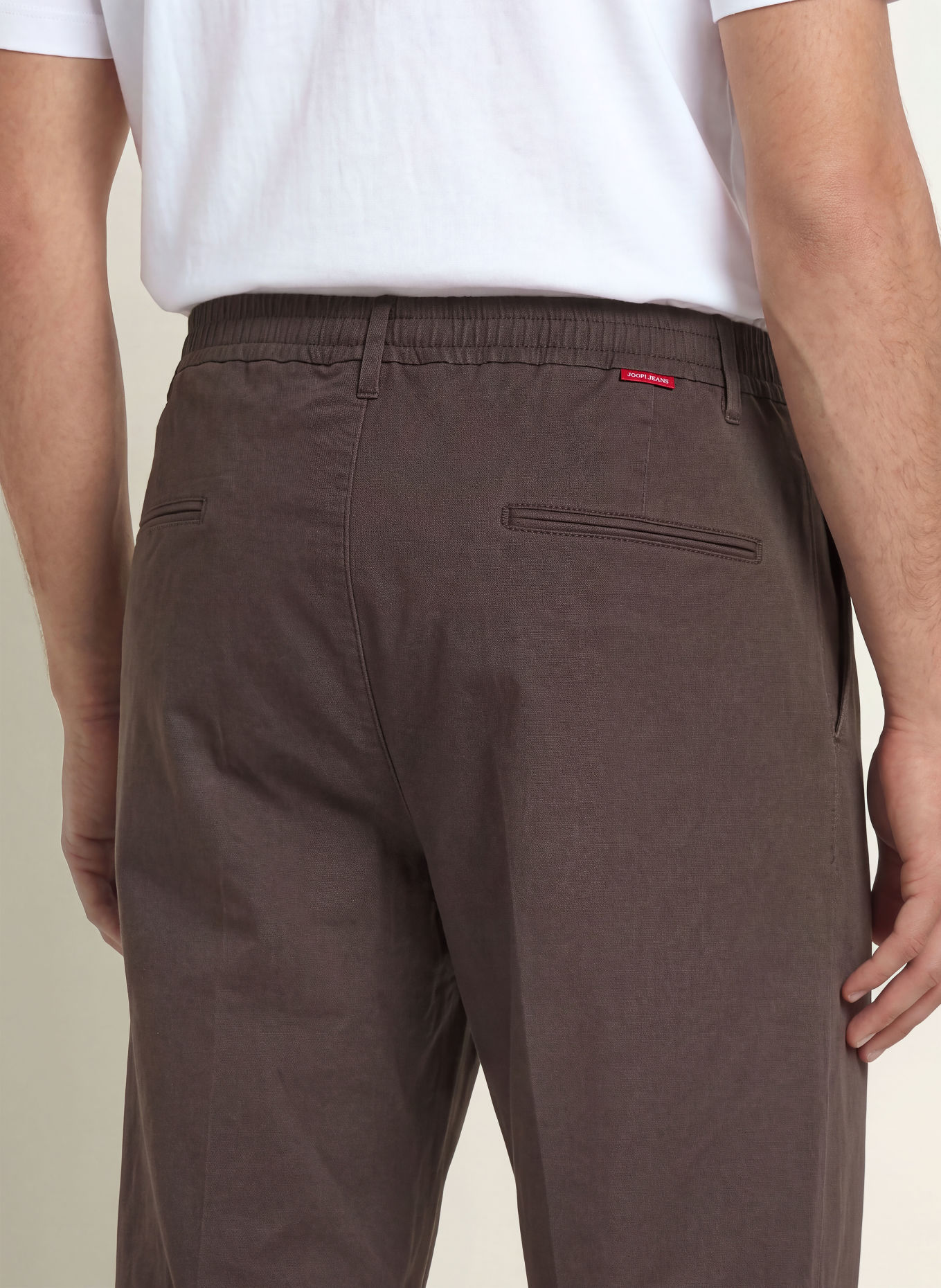 JOOP! JEANS LEAD Loose-Fit Chinos: DARK BROWN