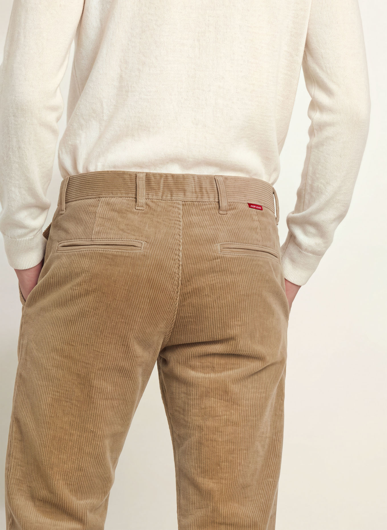 JOOP! JEANS MATTHEW Modern Fit Cord Chino: BEIGE