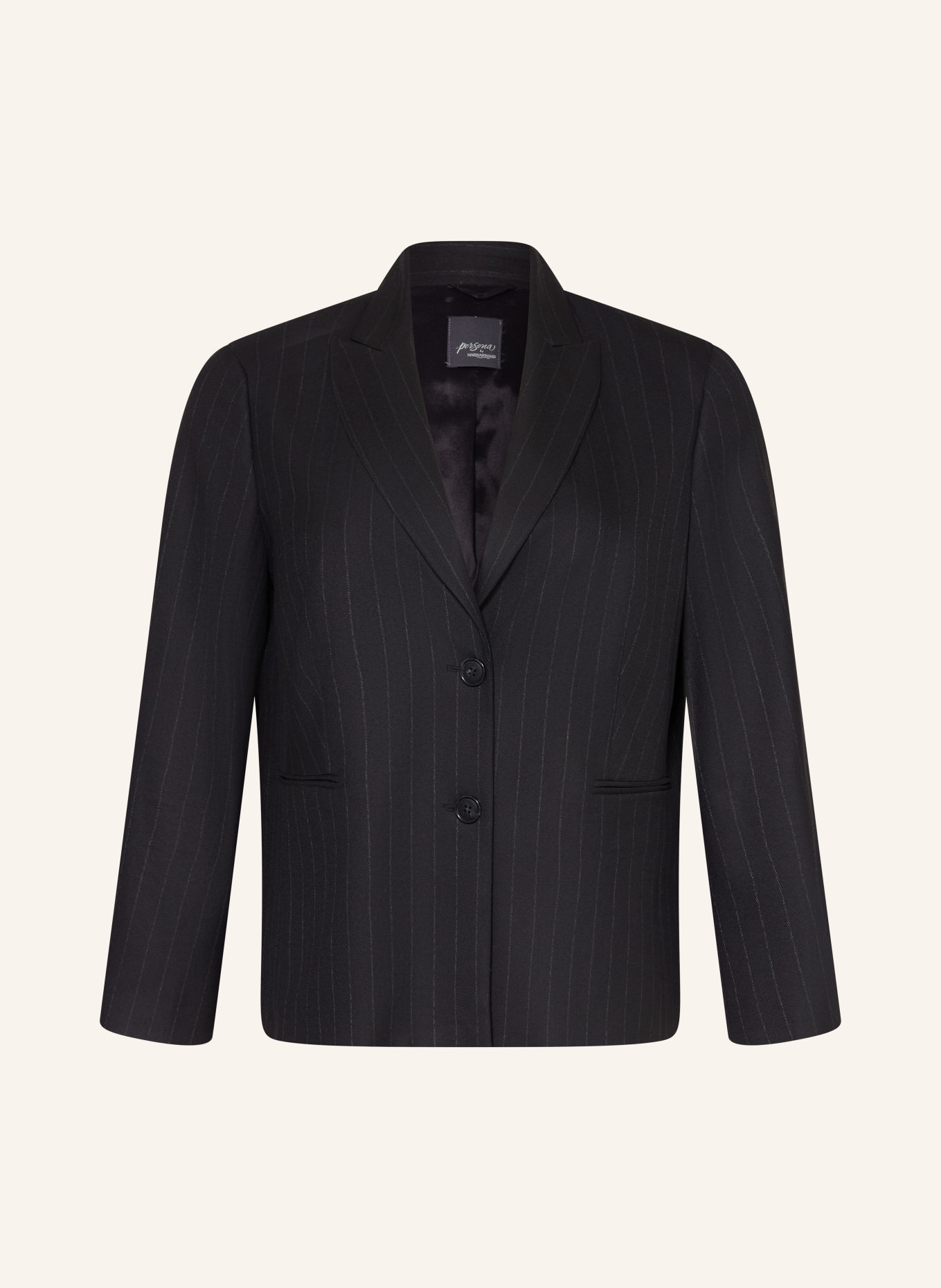 PERSONA MARINA RINALDI ELLENI Blazer: BLACK / GRAY