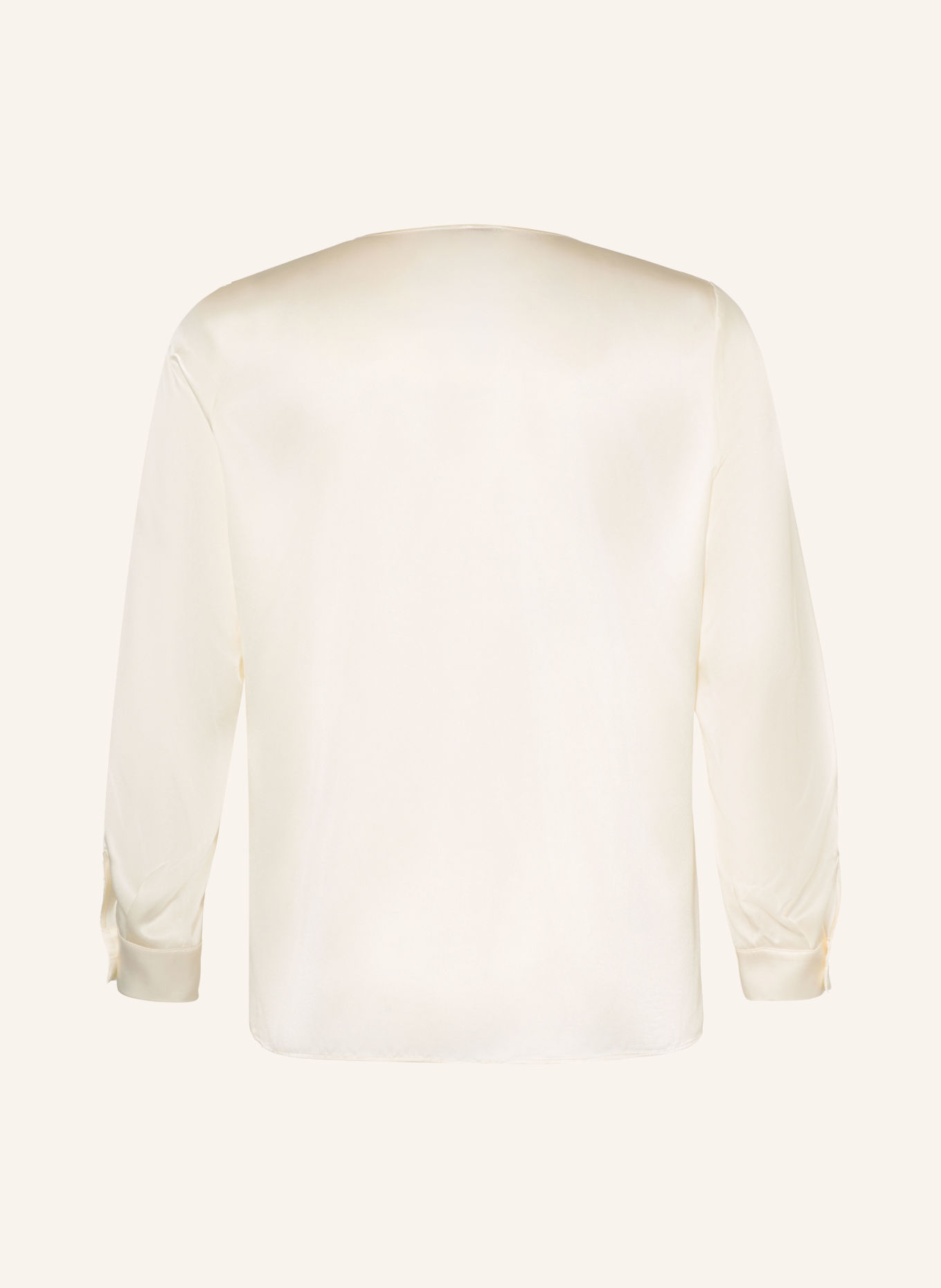 MARINA RINALDI MRVARGENTO Silk Shirt Blouse: ECRU