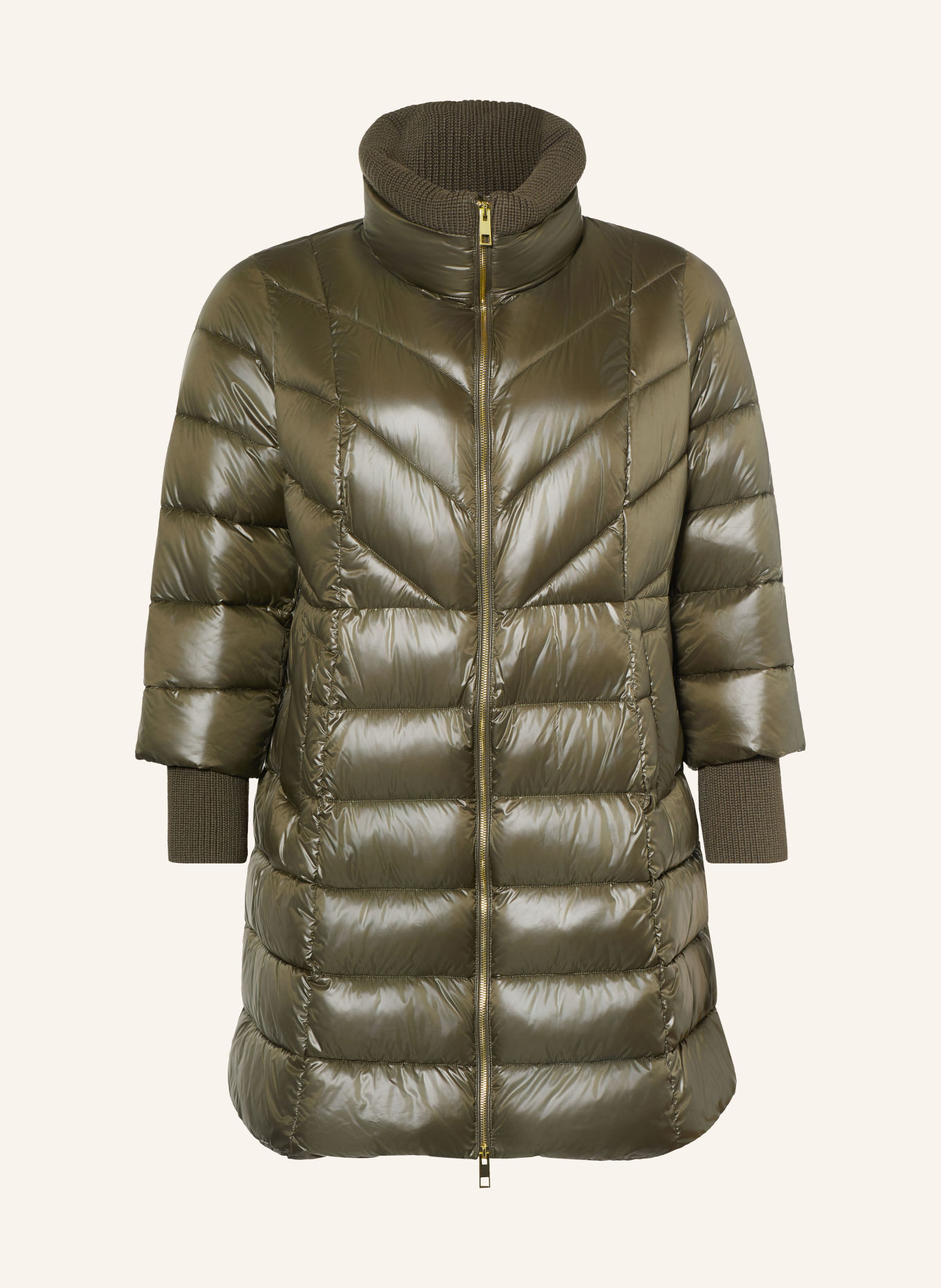 MARINA RINALDI Quilted coat MRSRENNA: OLIVE