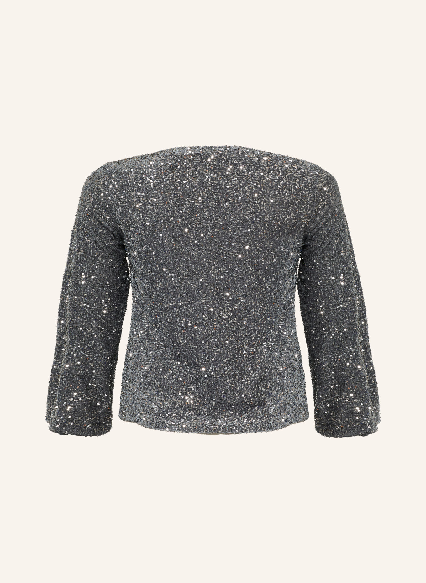 PERSONA MARINA RINALDI Pull NNWBAIA à paillettes: GRIS FONCÉ