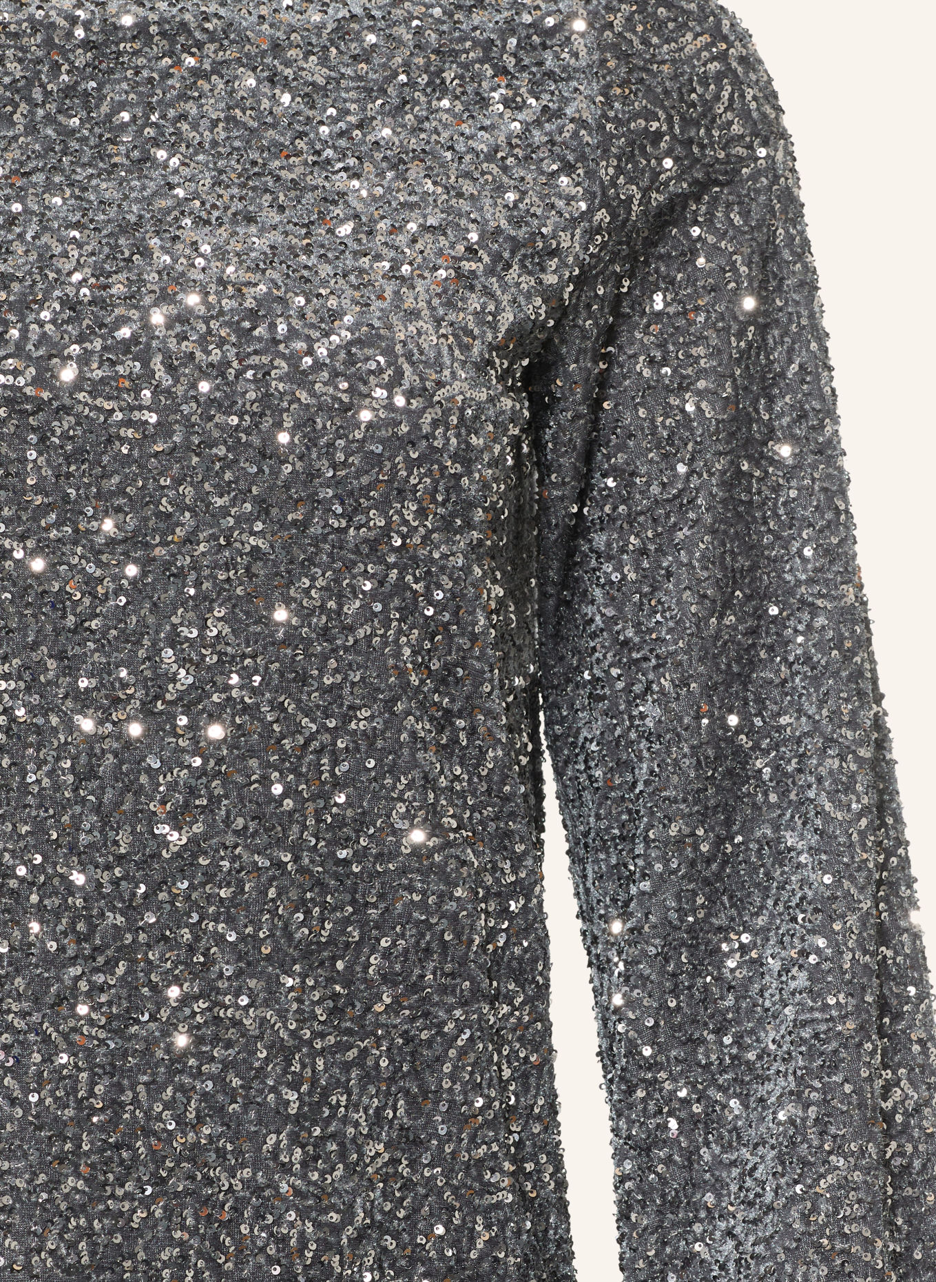 PERSONA MARINA RINALDI Pull NNWBAIA à paillettes: GRIS FONCÉ