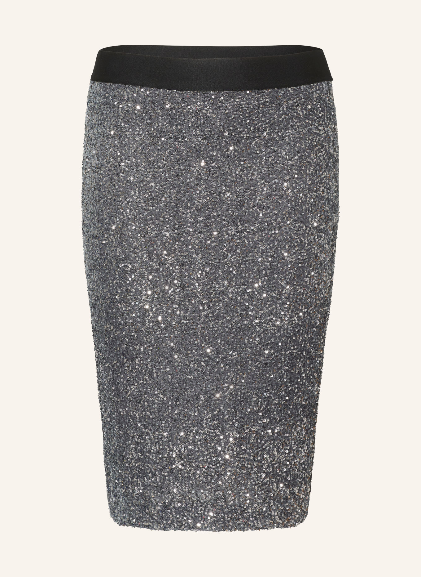 PERSONA MARINA RINALDI NNWBIG Skirt with Sequins: GRAY