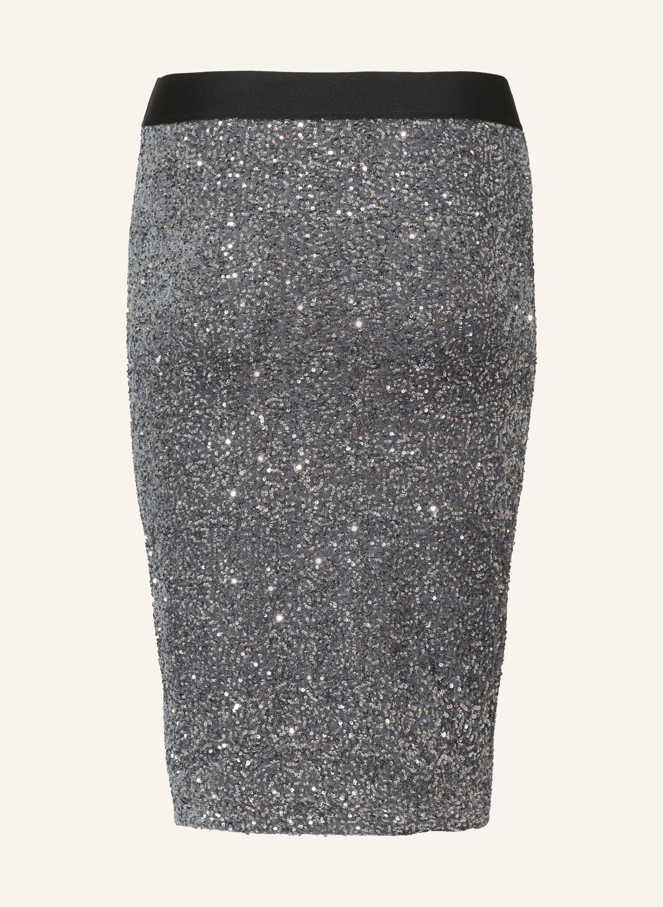 PERSONA MARINA RINALDI NNWBIG Skirt with Sequins: GRAY