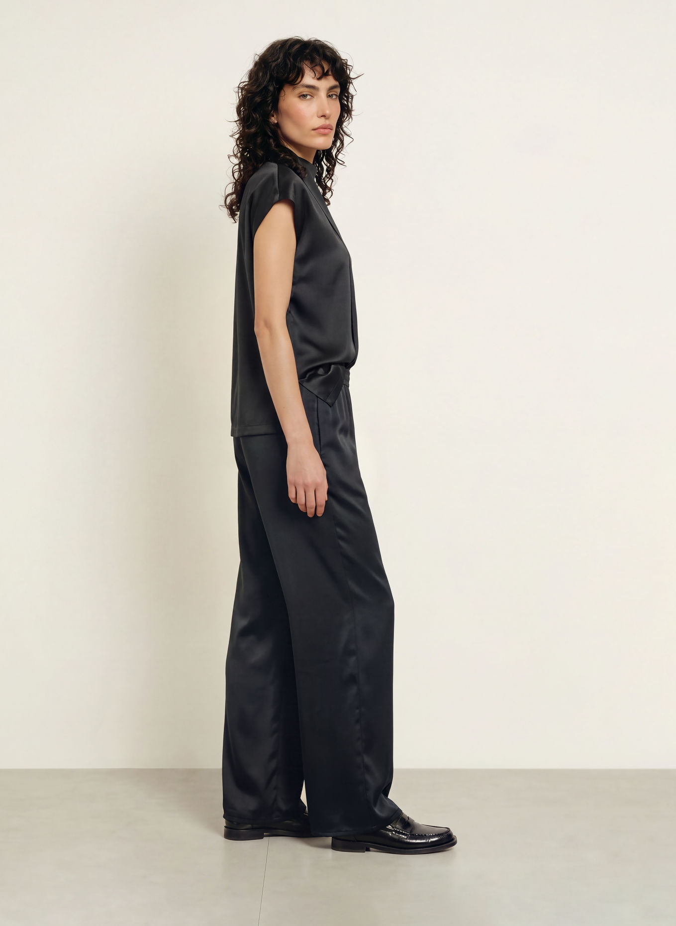 HUGO CANELI Shirt blouse: BLACK