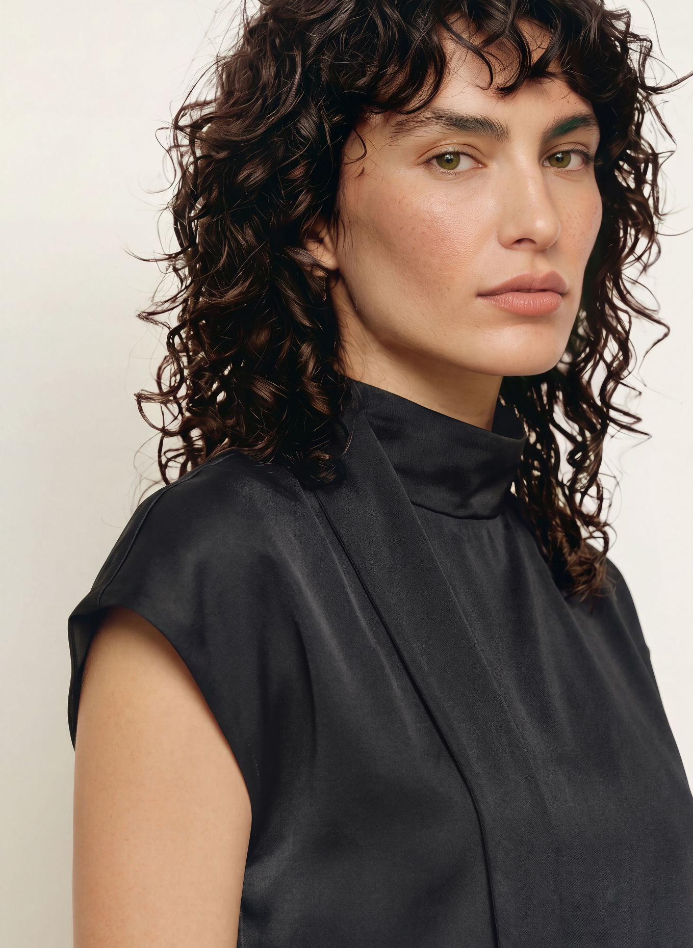 HUGO CANELI Shirt blouse: BLACK
