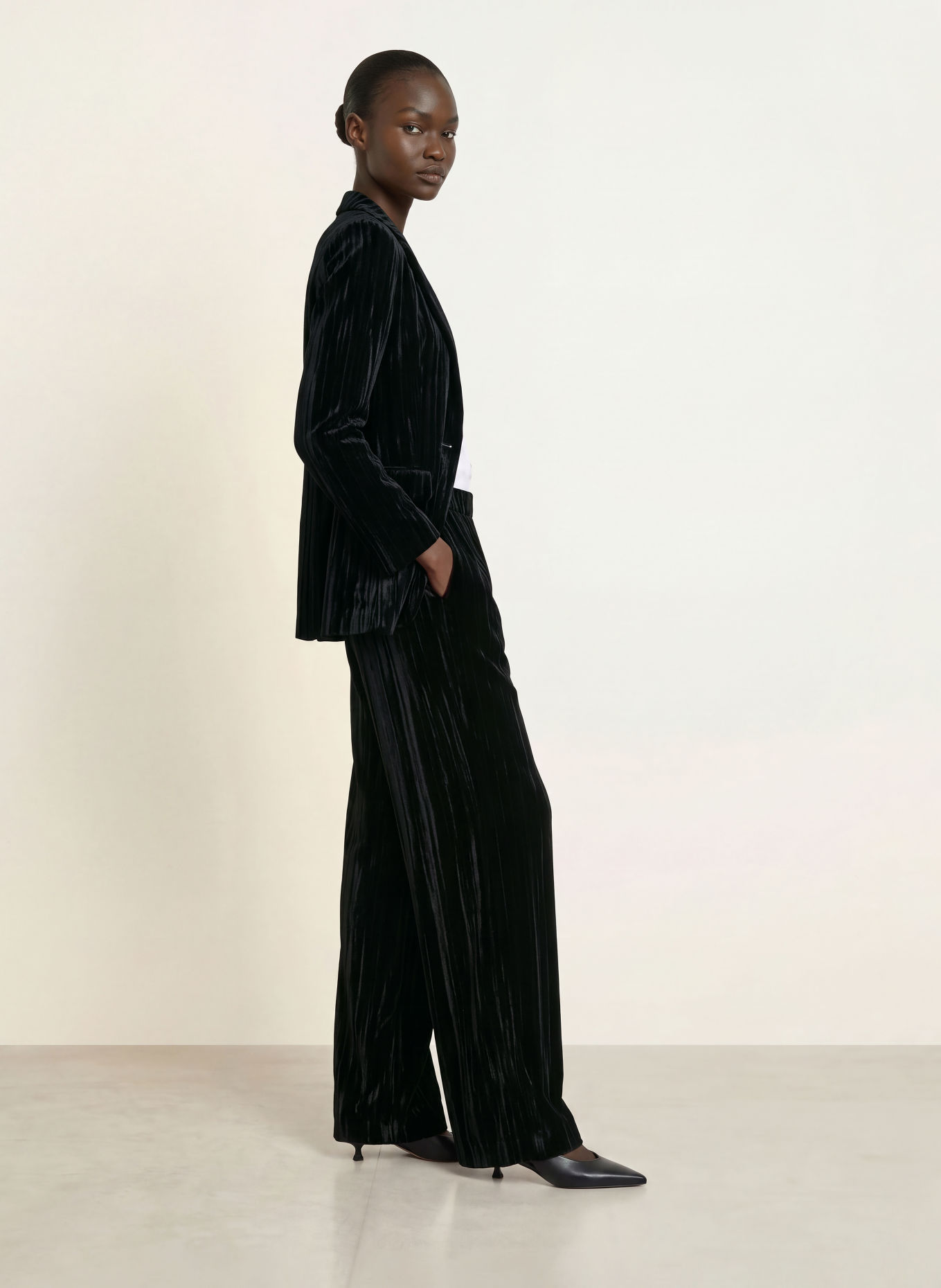 HUGO Blazer en velours AURENT: NOIR