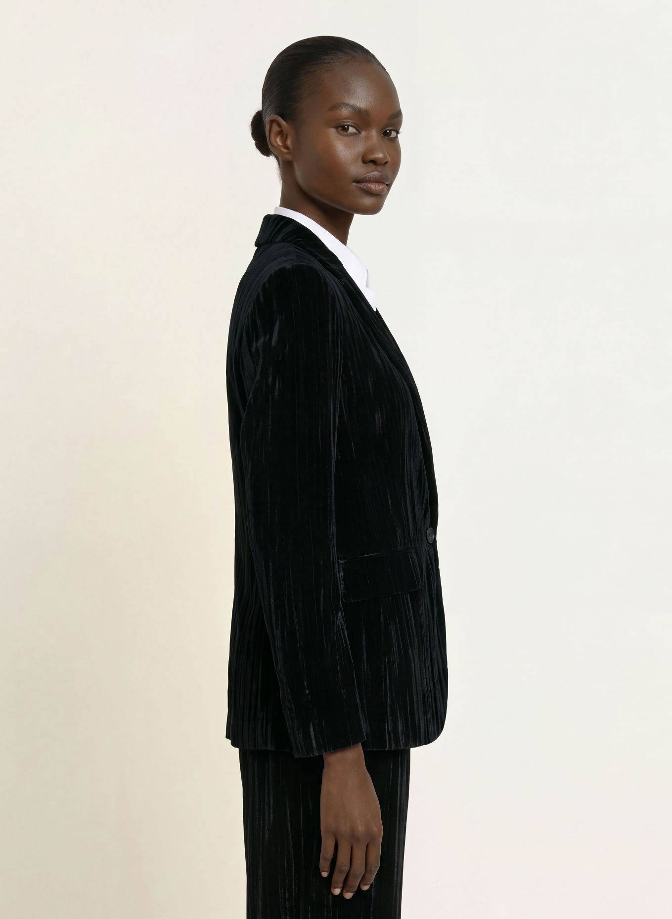 HUGO Blazer en velours AURENT: NOIR