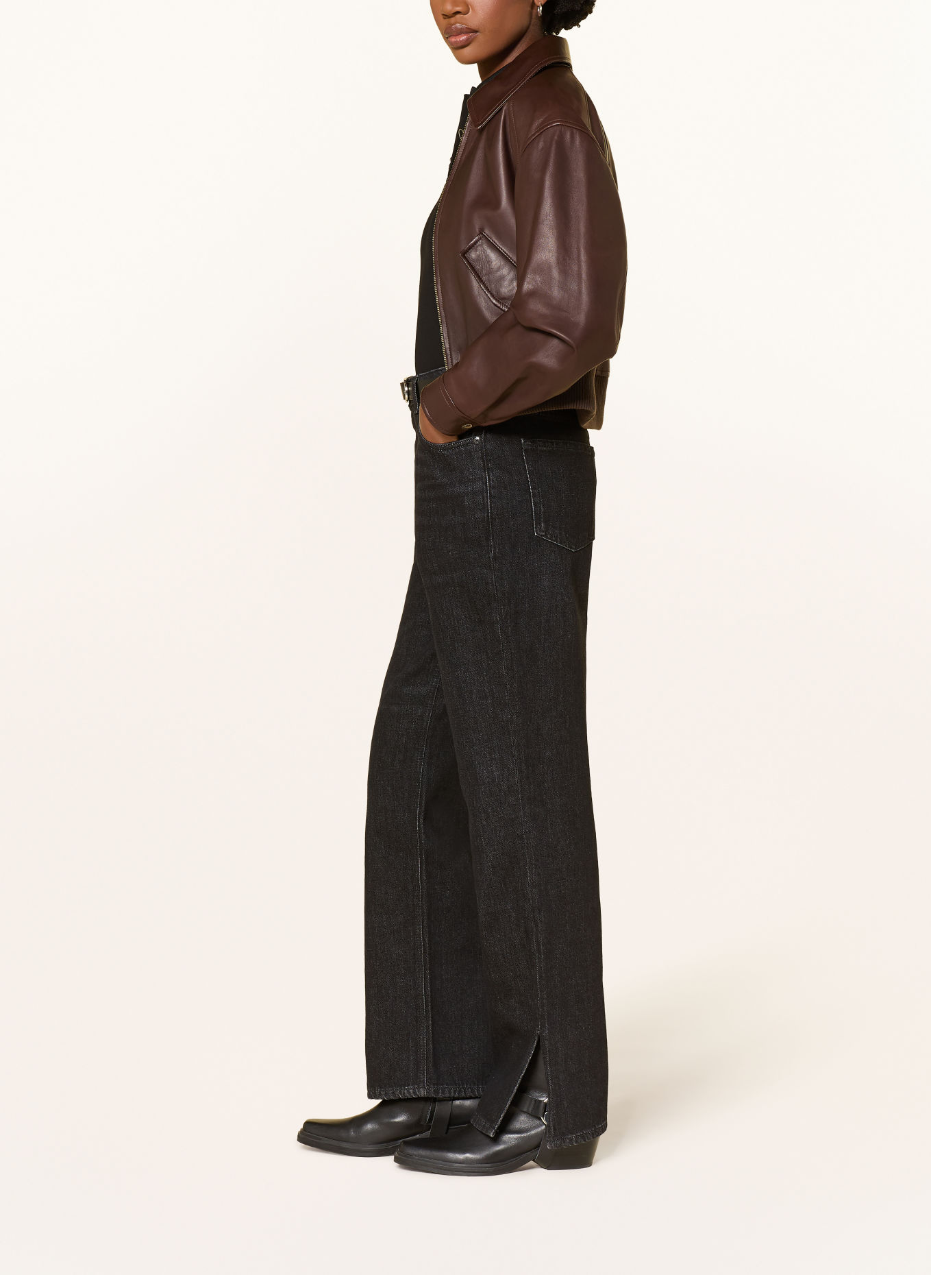 HUGO Straight Jeans GILISSI: 015 CHARCOAL