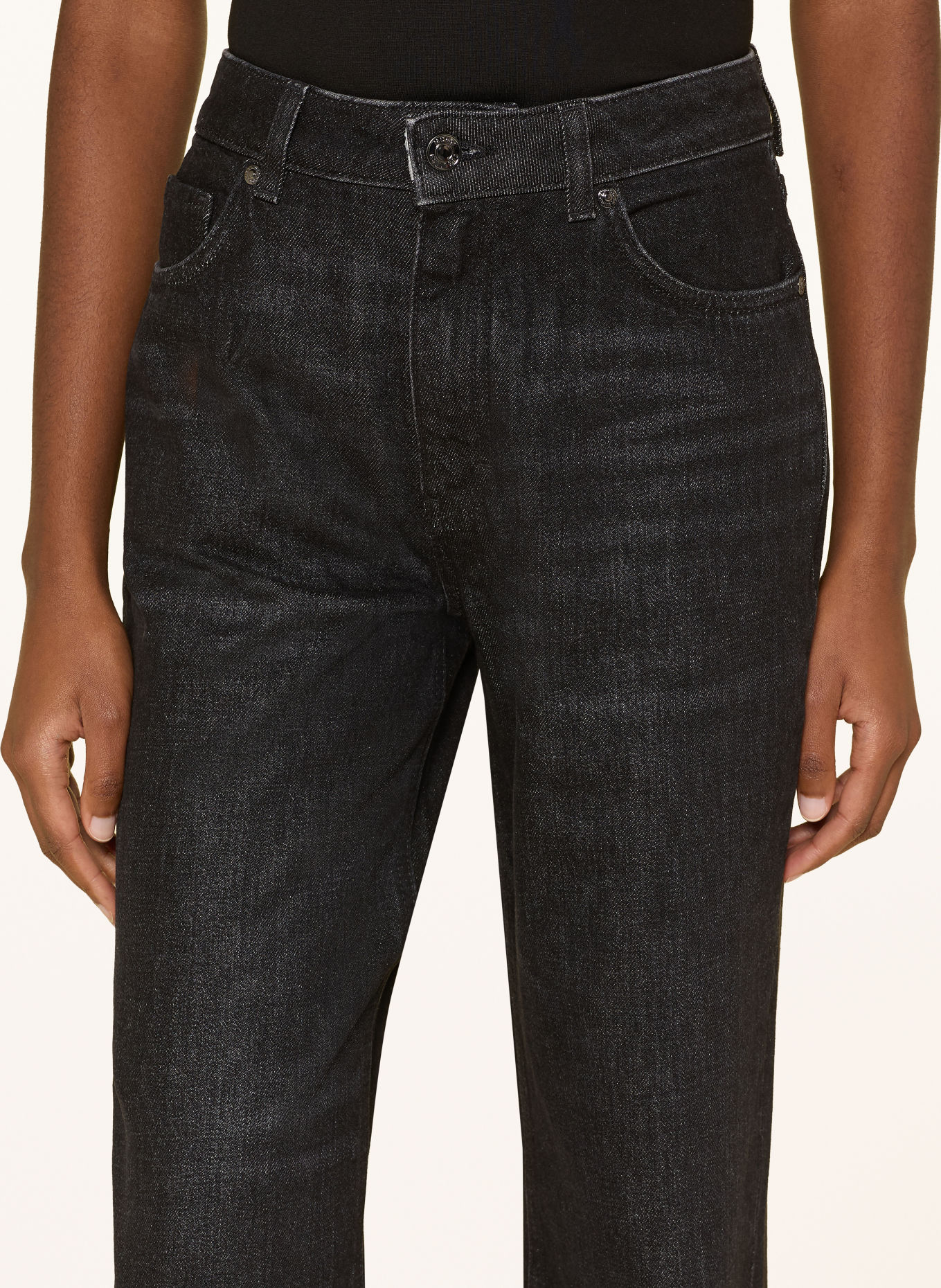 HUGO Straight Jeans GILISSI: 015 CHARCOAL