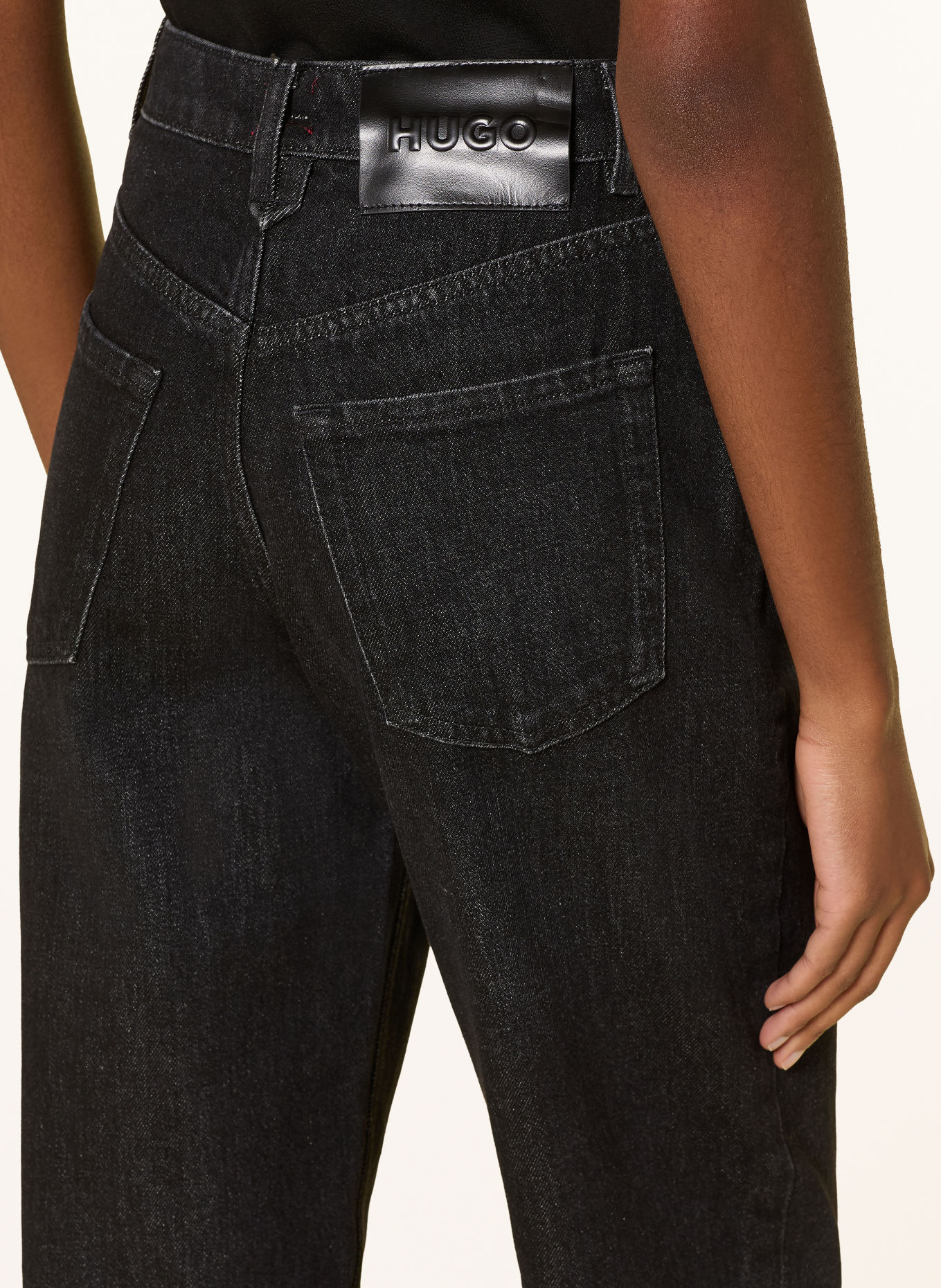 HUGO Straight Jeans GILISSI: 015 CHARCOAL