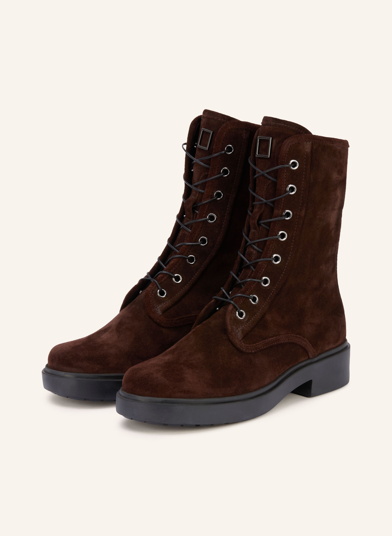 Högl Schnürboots: DUNKELBRAUN / PLATIN