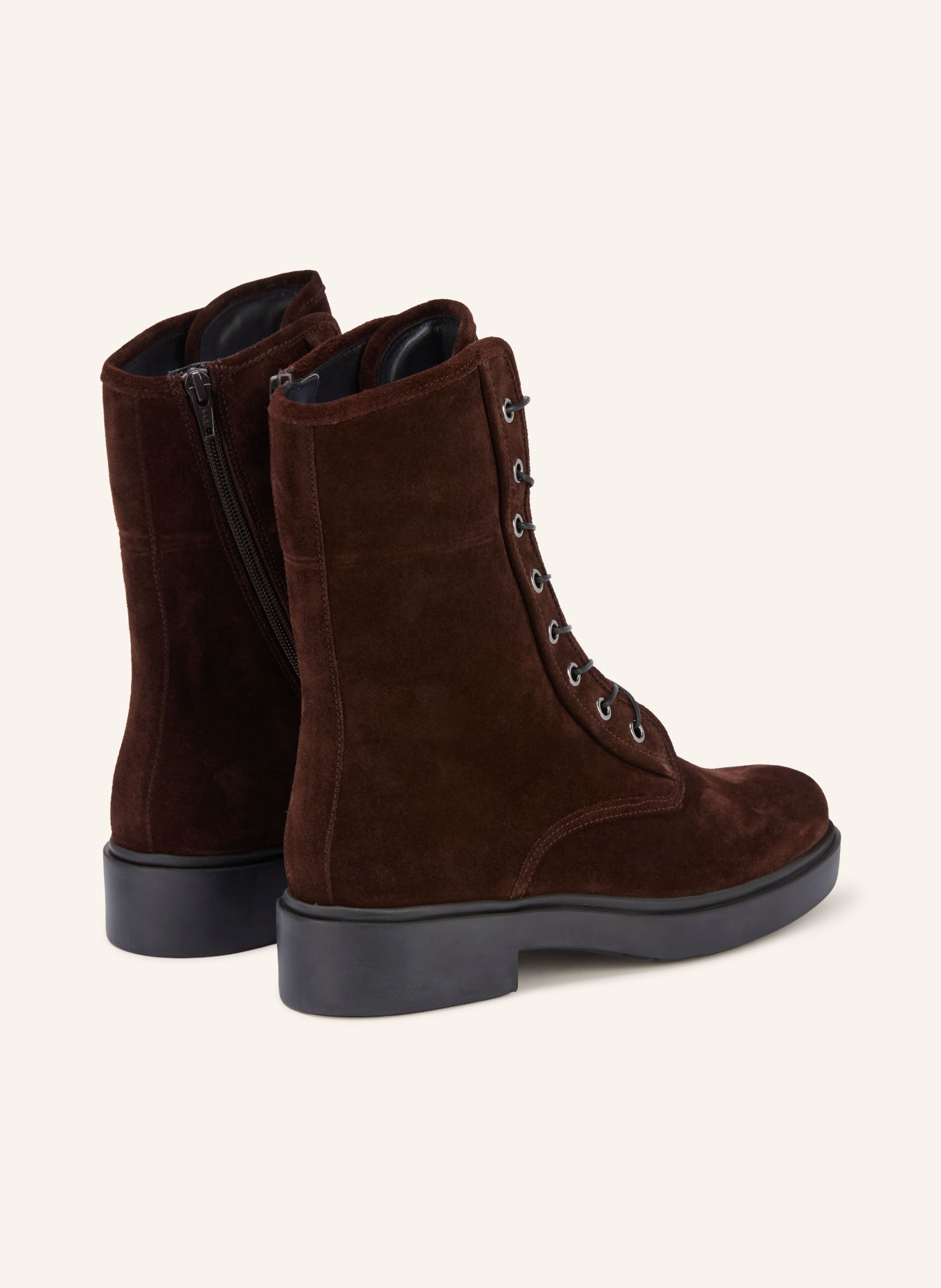 Högl Schnürboots: DUNKELBRAUN / PLATIN