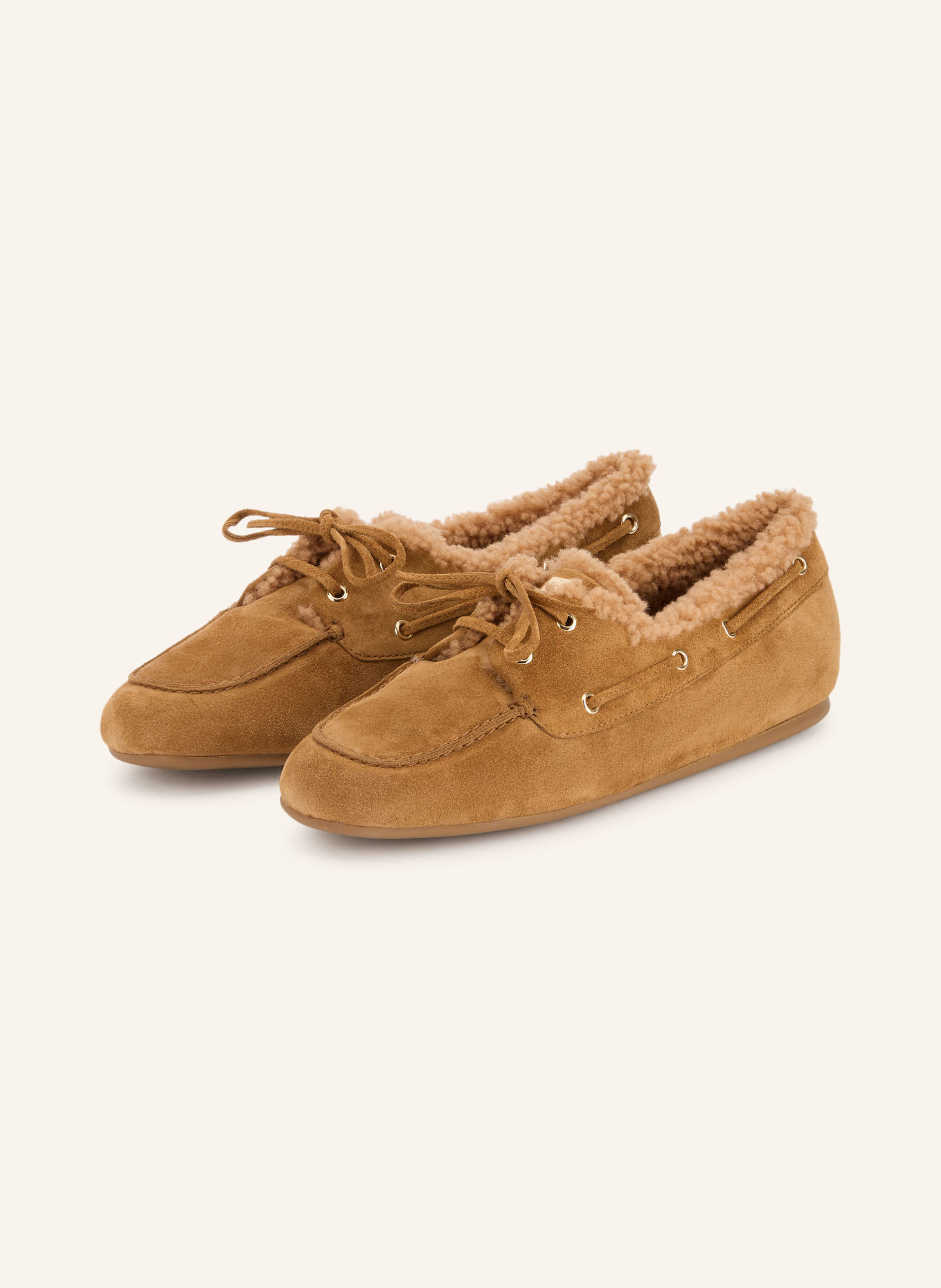 Högl Boat shoes: CAMEL / GOLD