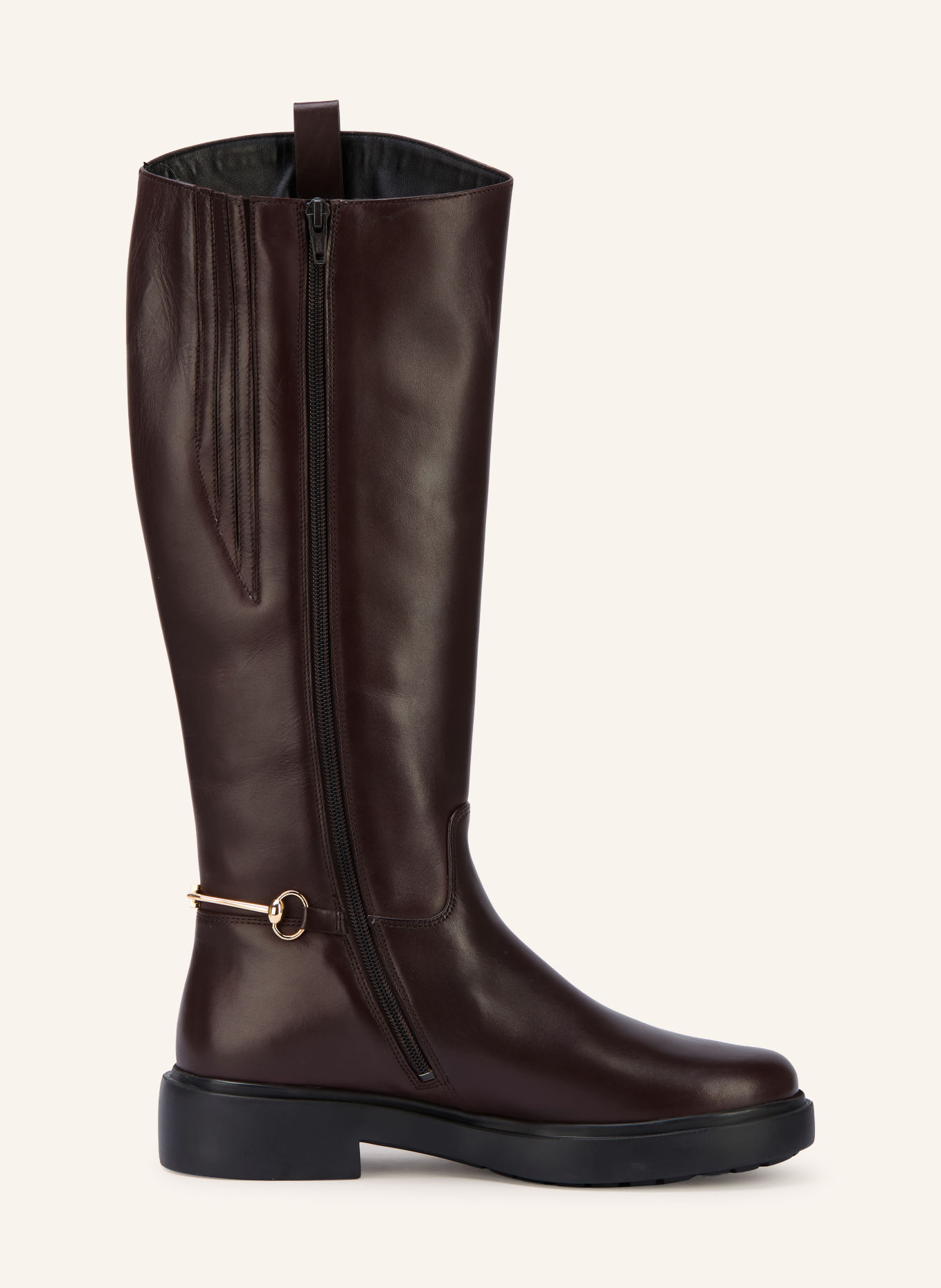 Högl Stiefel: DUNKELBRAUN / GOLD