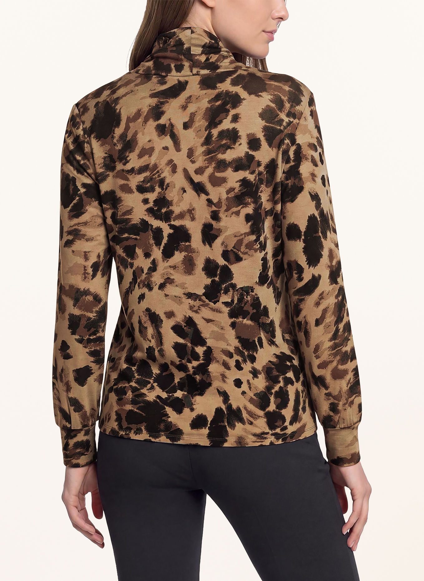 Betty Barclay Longsleeve: LICHTBRUIN / BRUIN / ZWART