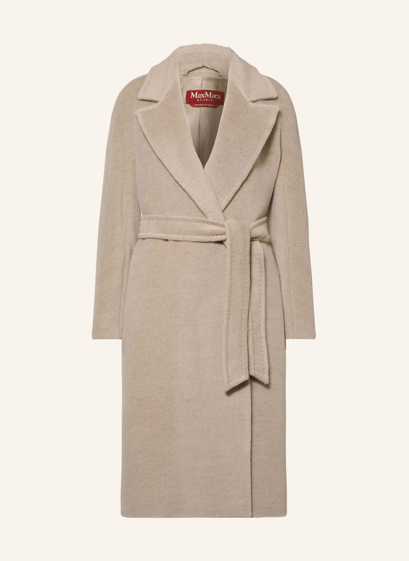 Max Mara STUDIO Kappa GIORNO i alpacka: BEIGE