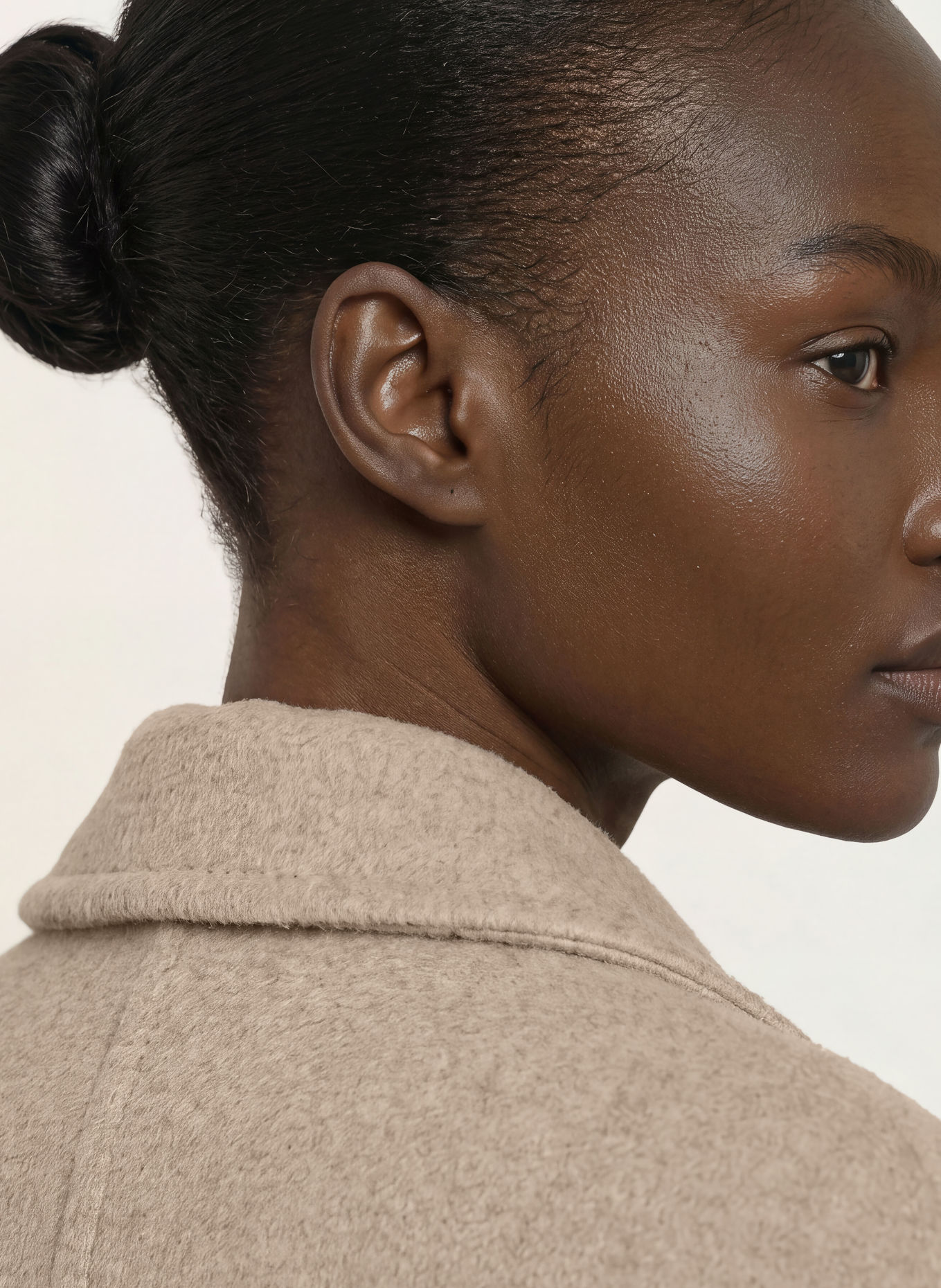 Max Mara STUDIO Kappa GIORNO i alpacka: BEIGE