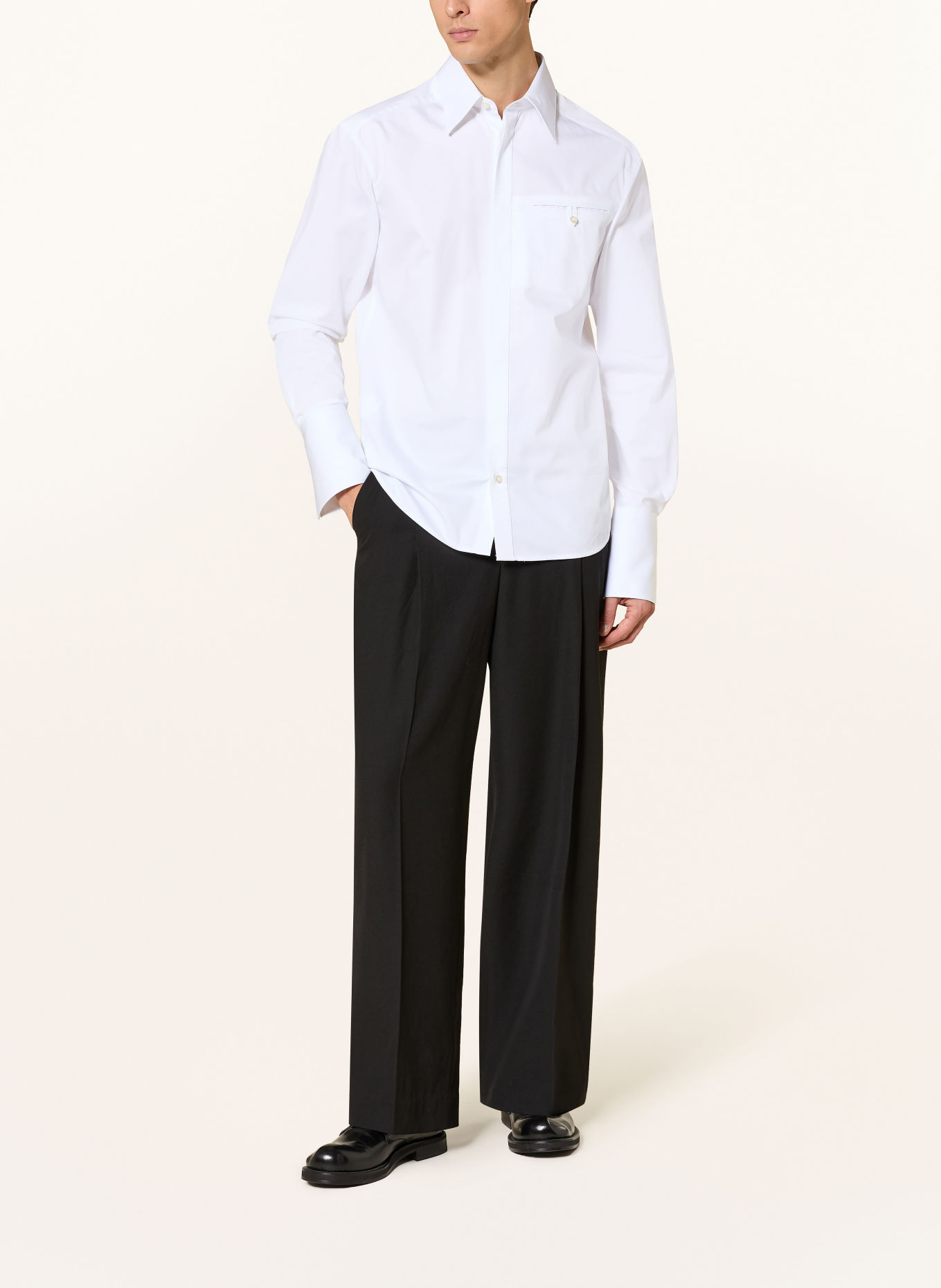 HUGO Chemise EXTO Comfort Fit: BLANC