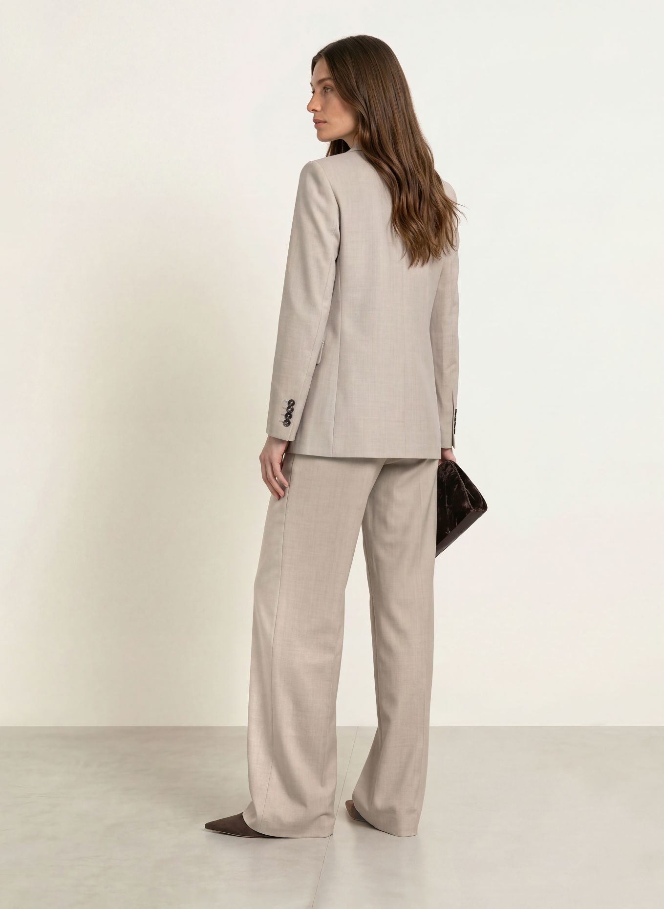 Max Mara STUDIO RECENTE Wide-leg trousers: BEIGE