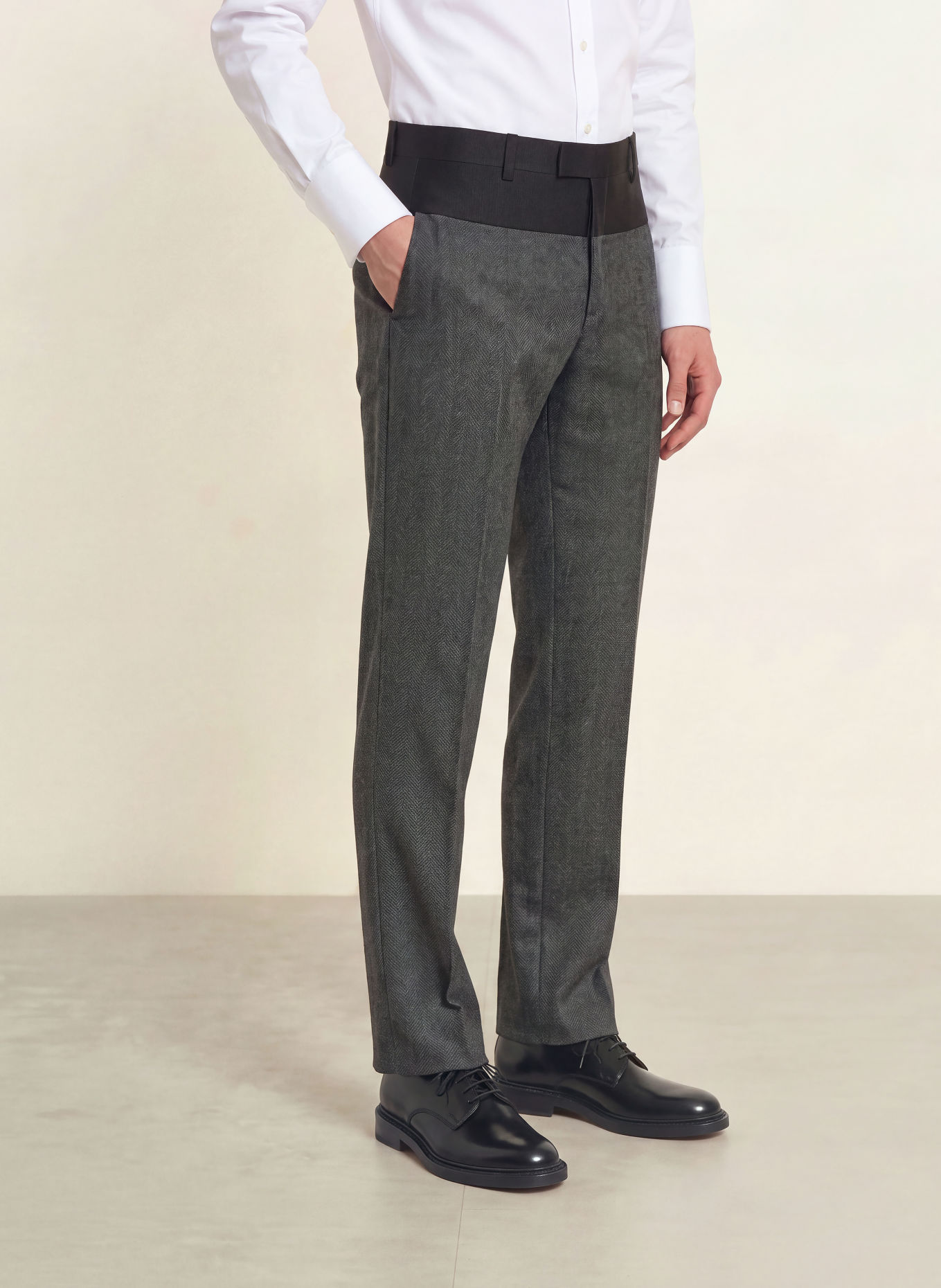 HUGO Broek HOGAN Extra Slim Fit: 028 DARK GREY