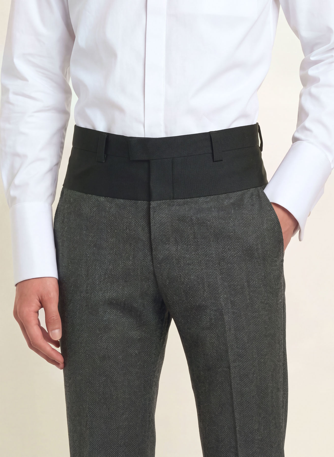 HUGO Broek HOGAN Extra Slim Fit: 028 DARK GREY
