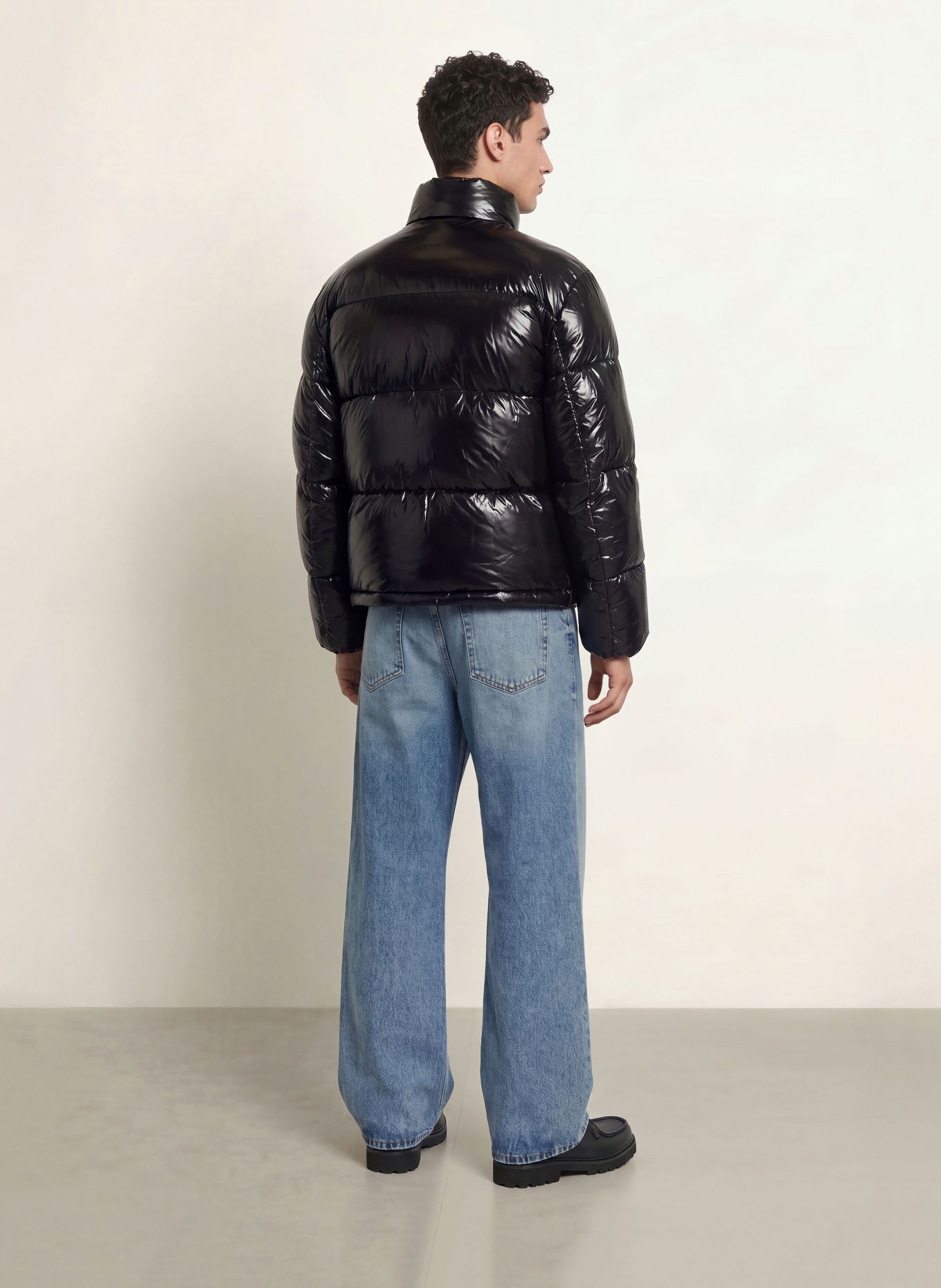 HUGO BALTOS Quilted Jacket: BLACK