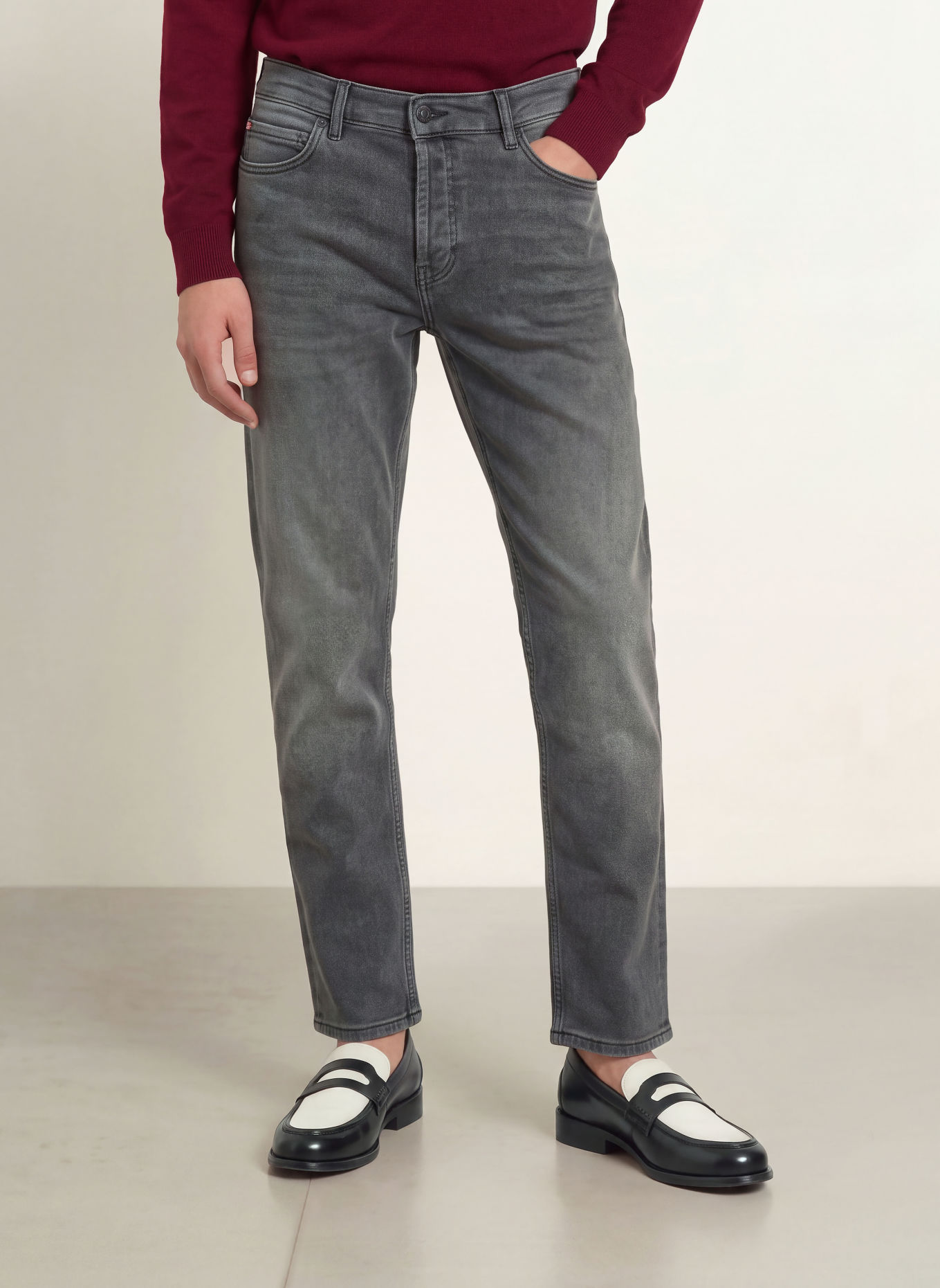 HUGO Blugi HUGO 634, croială extra slim: 031 MEDIUM GREY