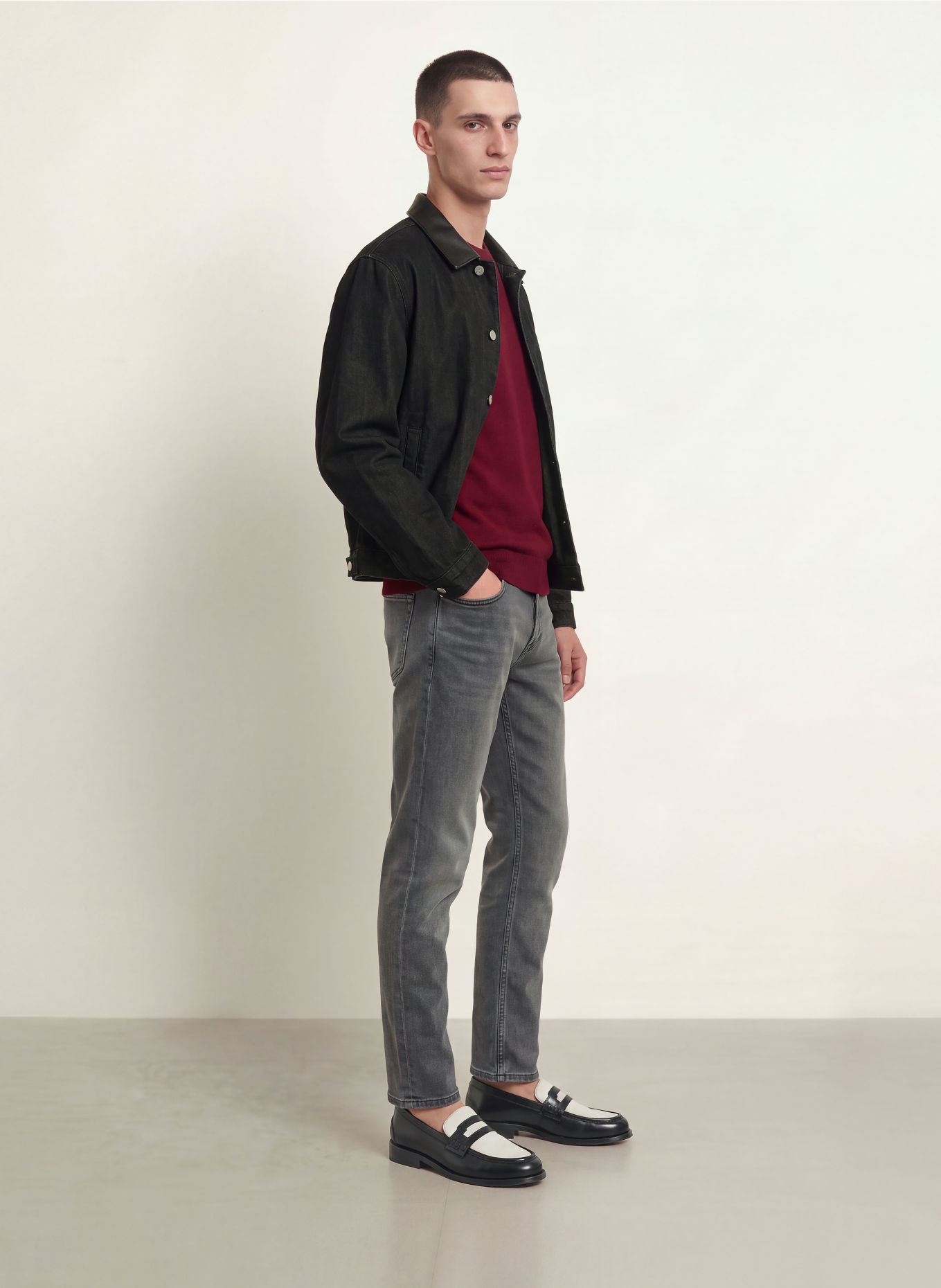 HUGO Blugi HUGO 634, croială extra slim: 031 MEDIUM GREY