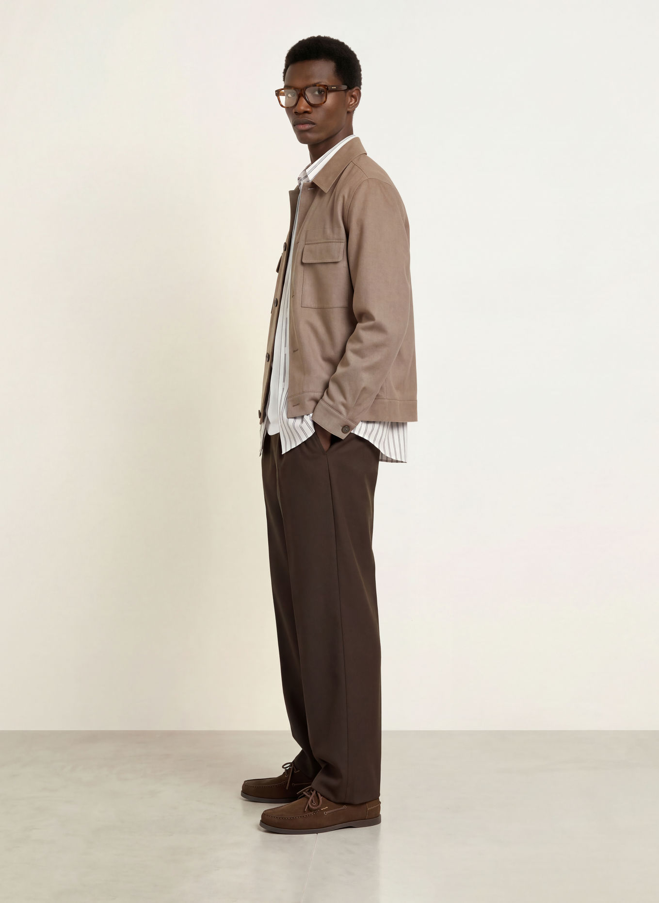 HUGO Chinos TARI Regular Fit: MÖRKBRUN