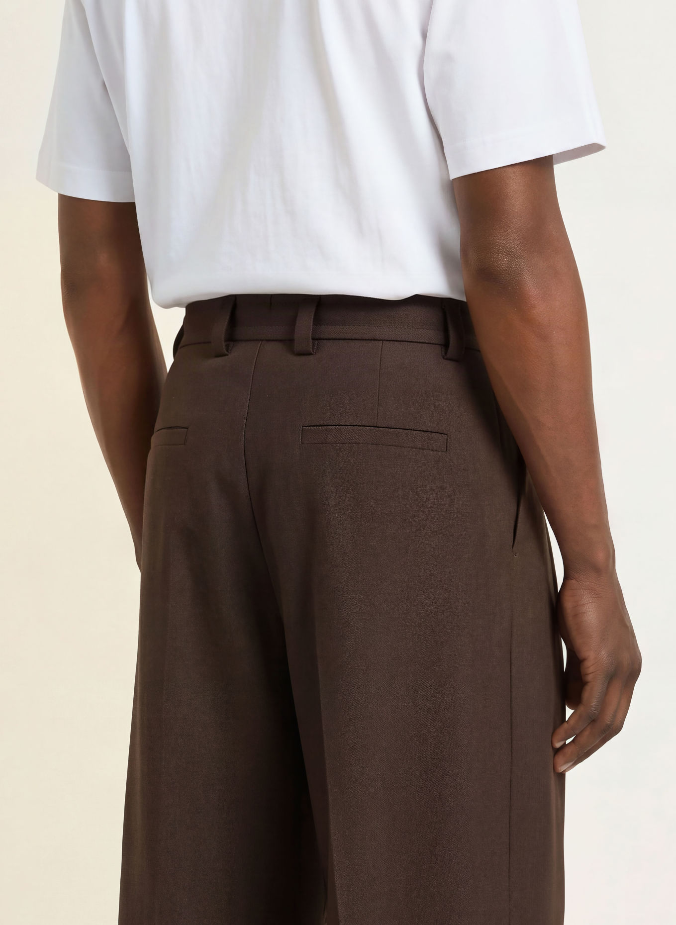 HUGO Chinos TARI Regular Fit: MÖRKBRUN