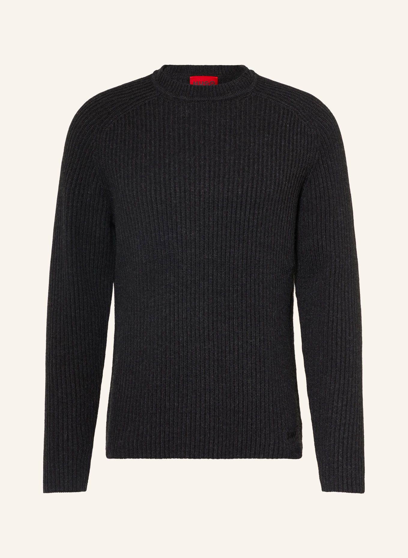 HUGO Pullover SAN CALEB: SCHWARZ