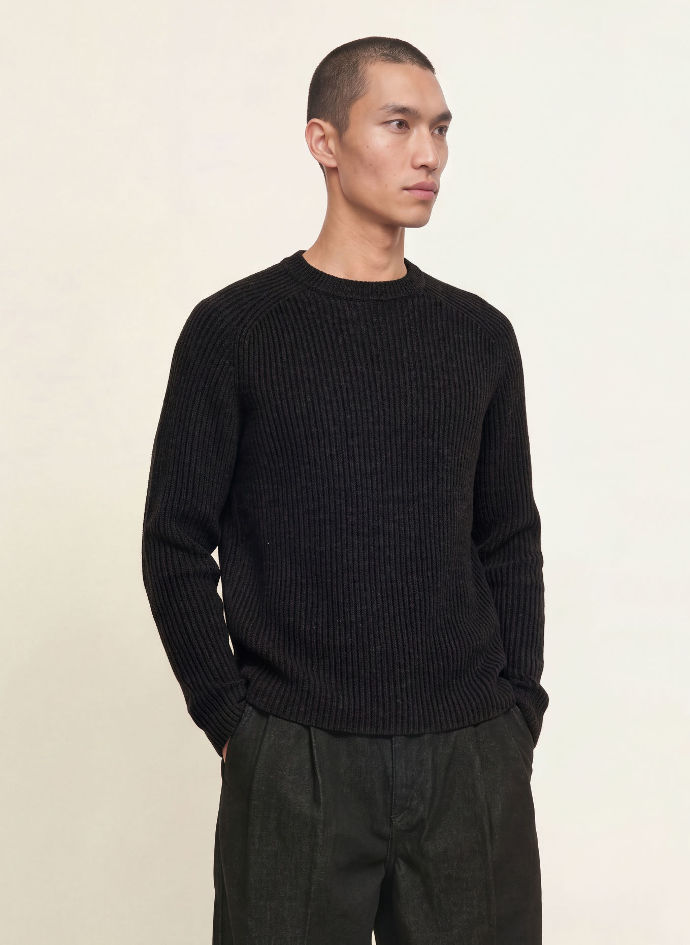HUGO Pullover SAN CALEB: SCHWARZ