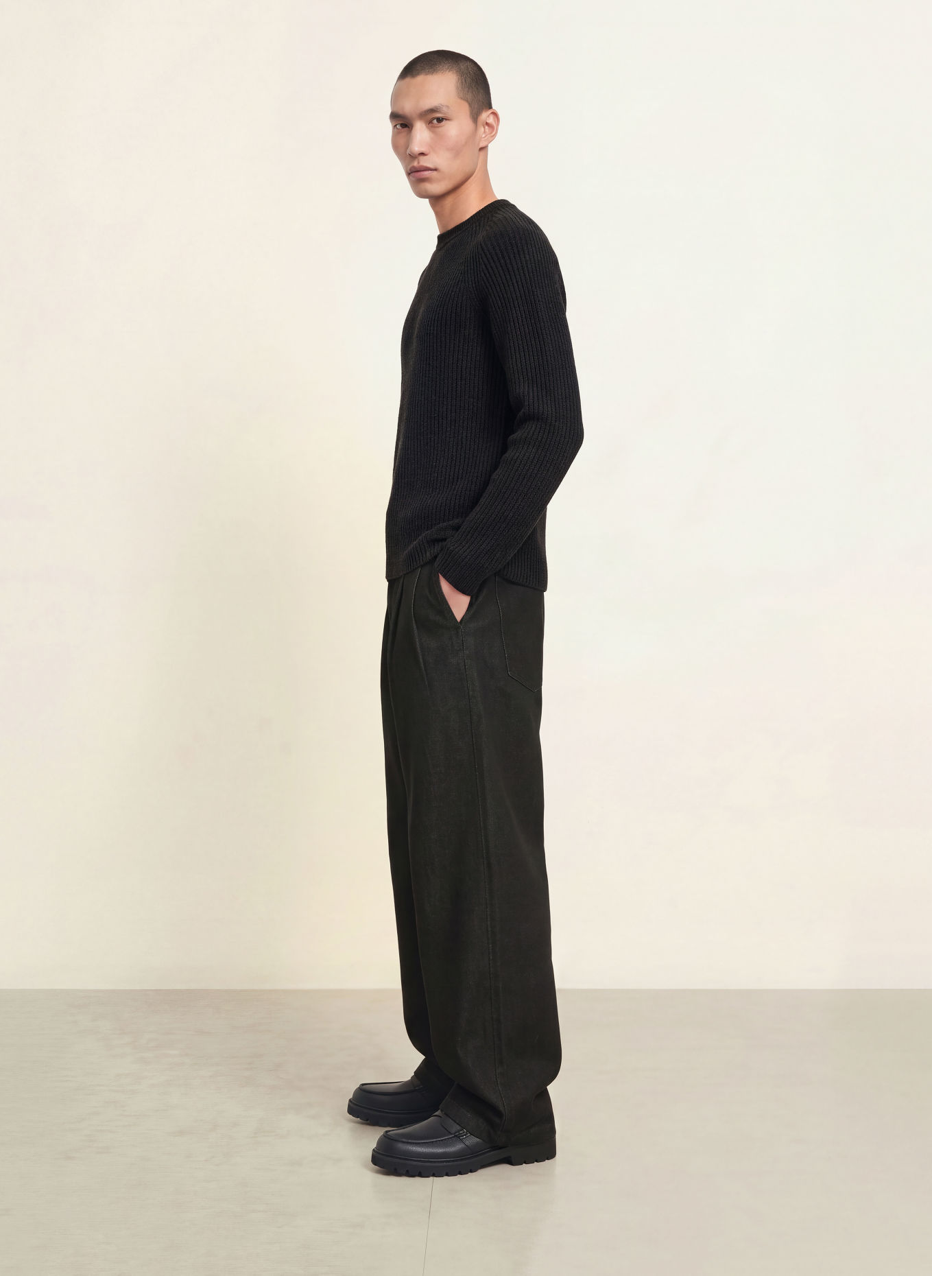 HUGO Pullover SAN CALEB: SCHWARZ