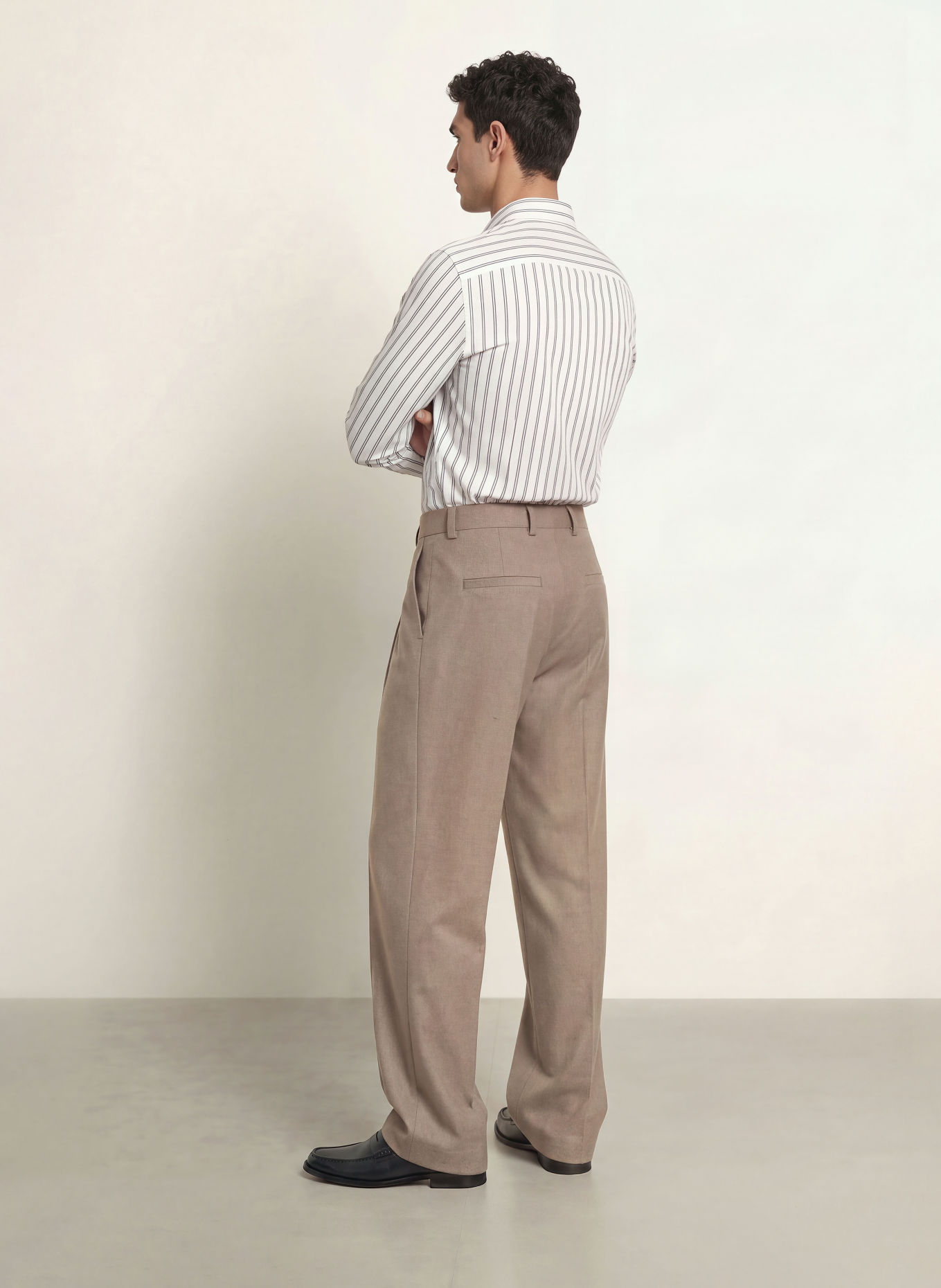 HUGO TONY Modern Fit Chinos: LIGHT BROWN
