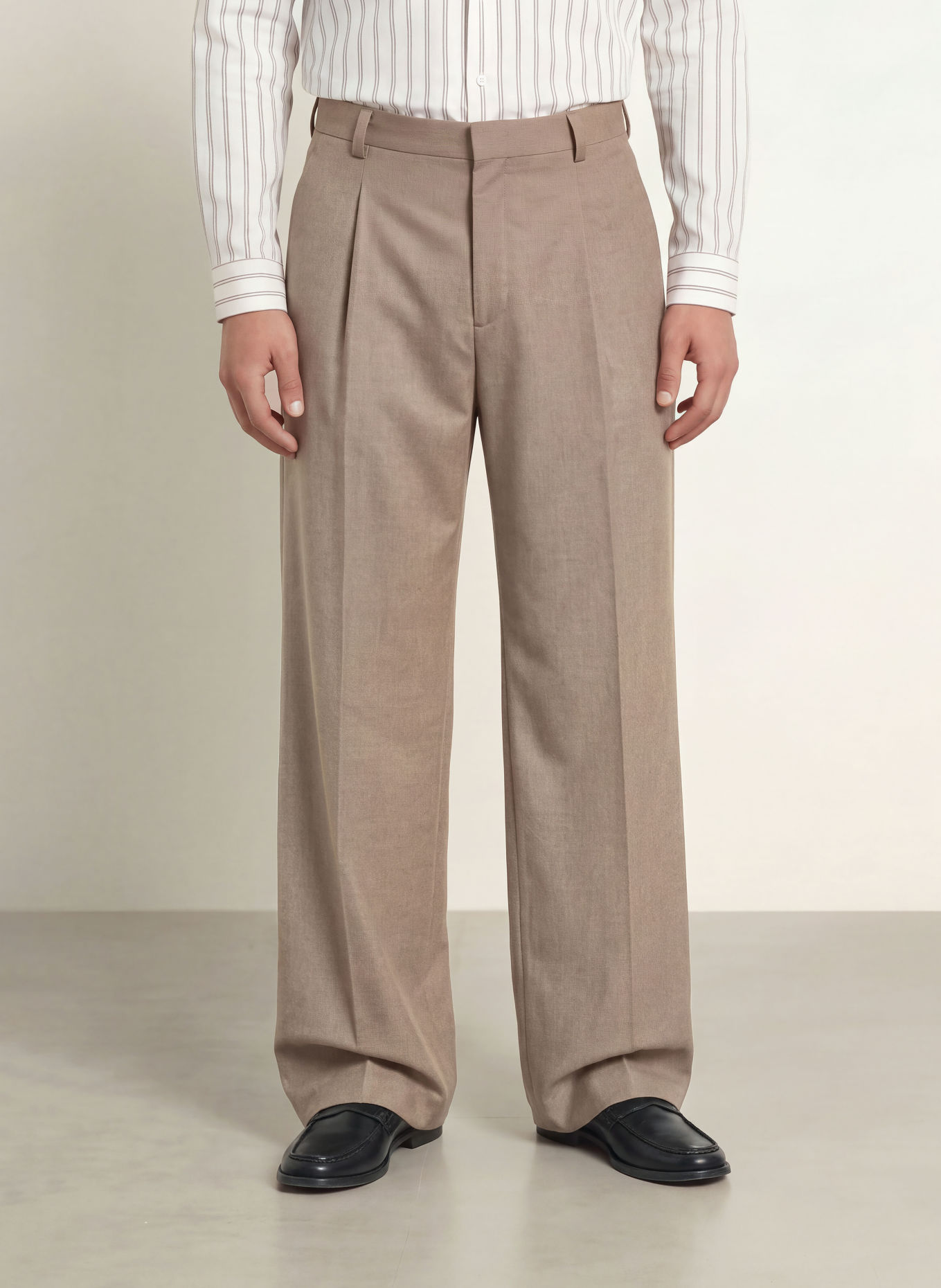 HUGO TONY Modern Fit Chinos: LIGHT BROWN