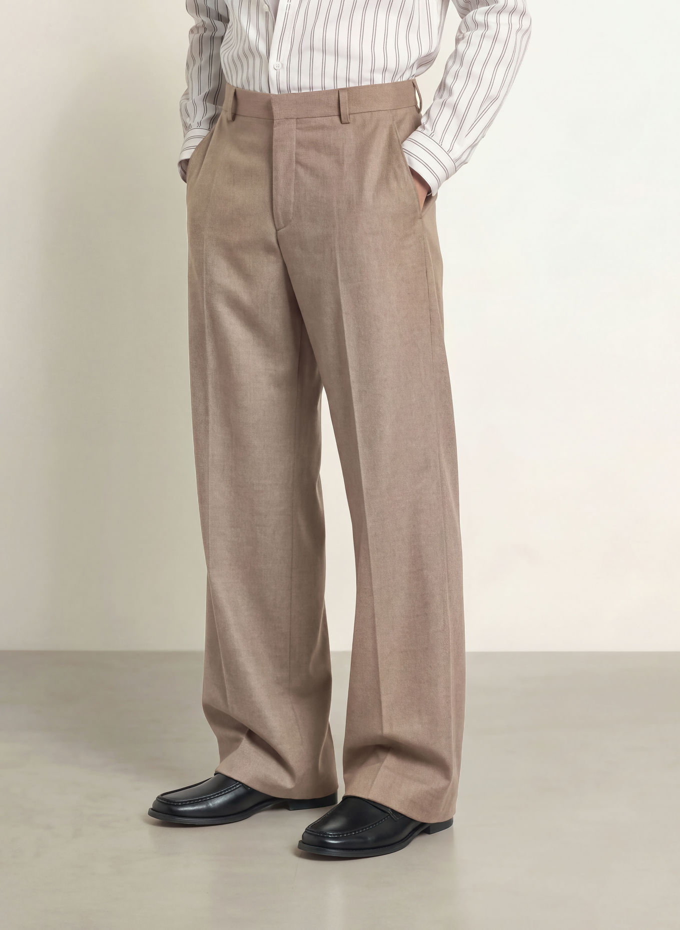 HUGO TONY Modern Fit Chinos: LIGHT BROWN
