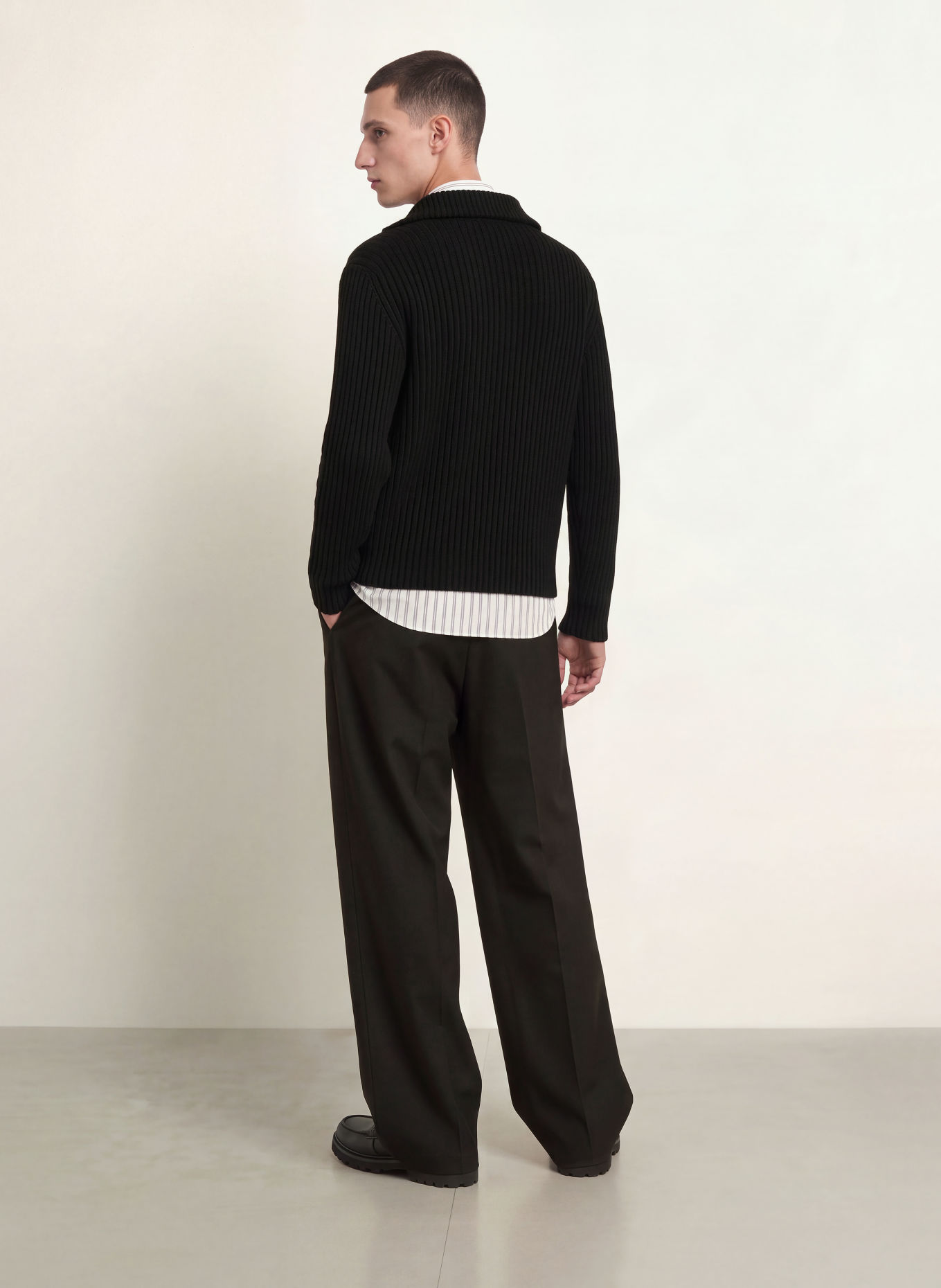 HUGO RIKO Regular Fit Chinos: BLACK