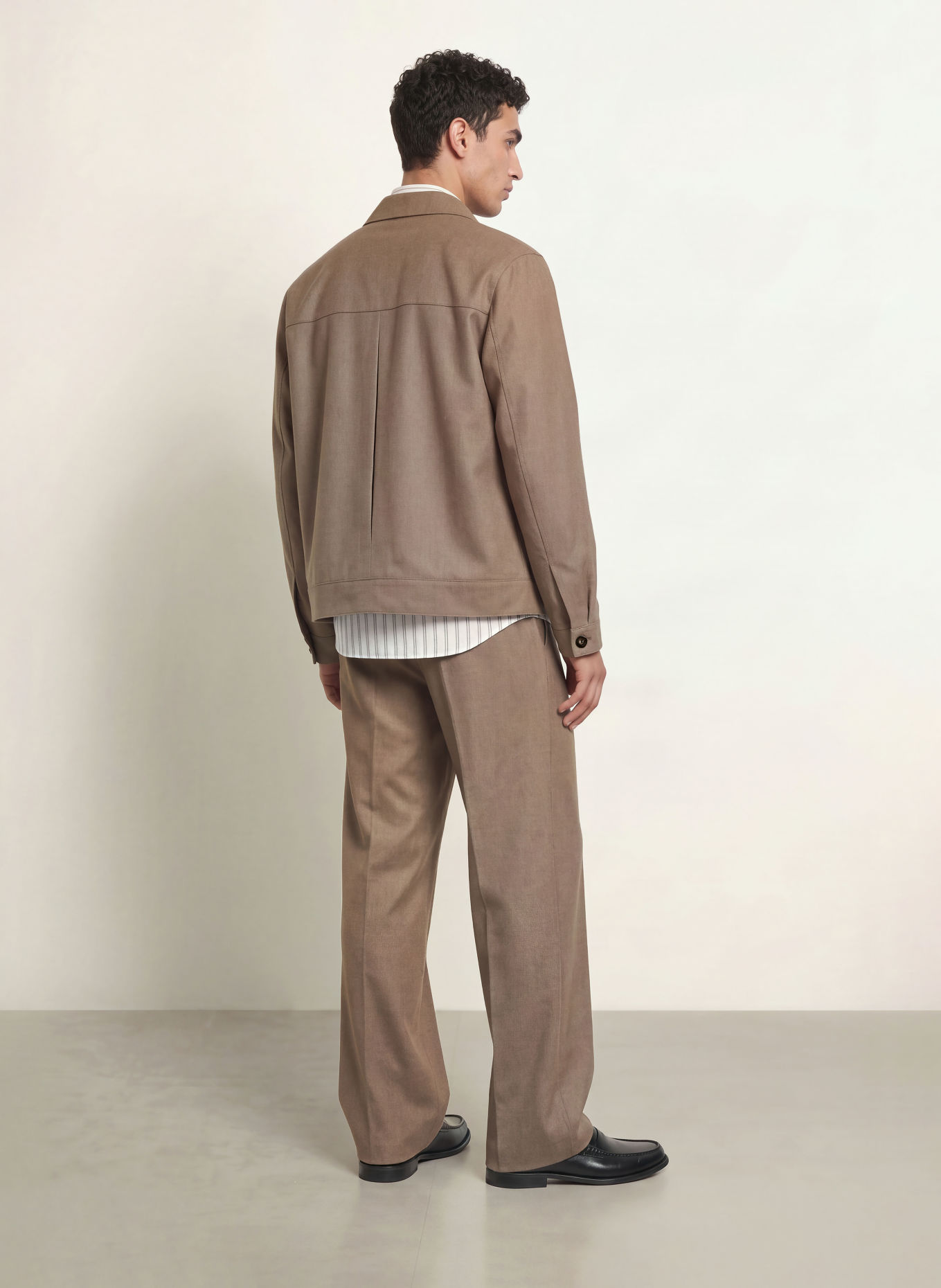 HUGO Overshirt JULIANO: TAUPE