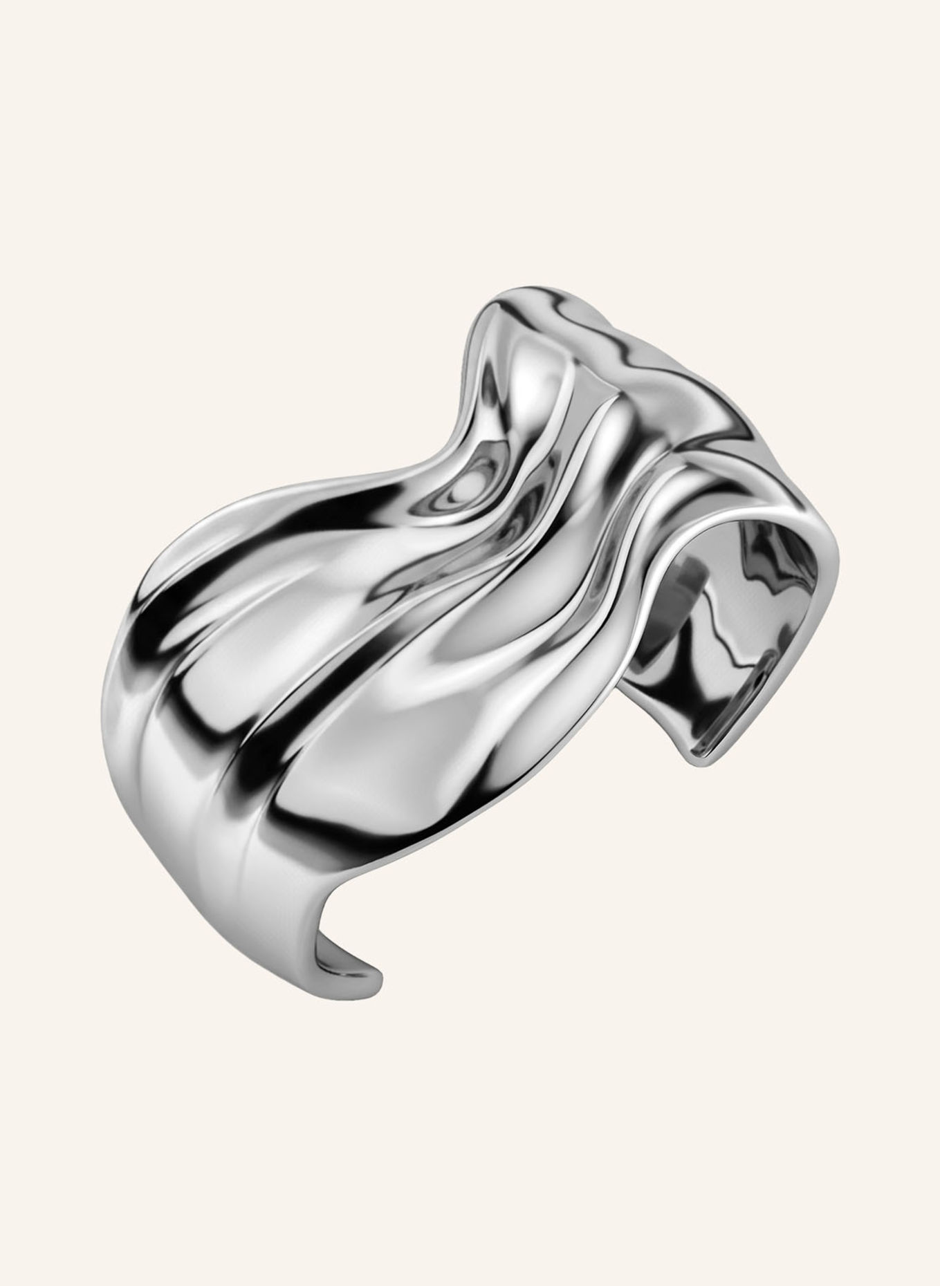 EDBLAD Náramek MELTED: STŘÍBRNÁ