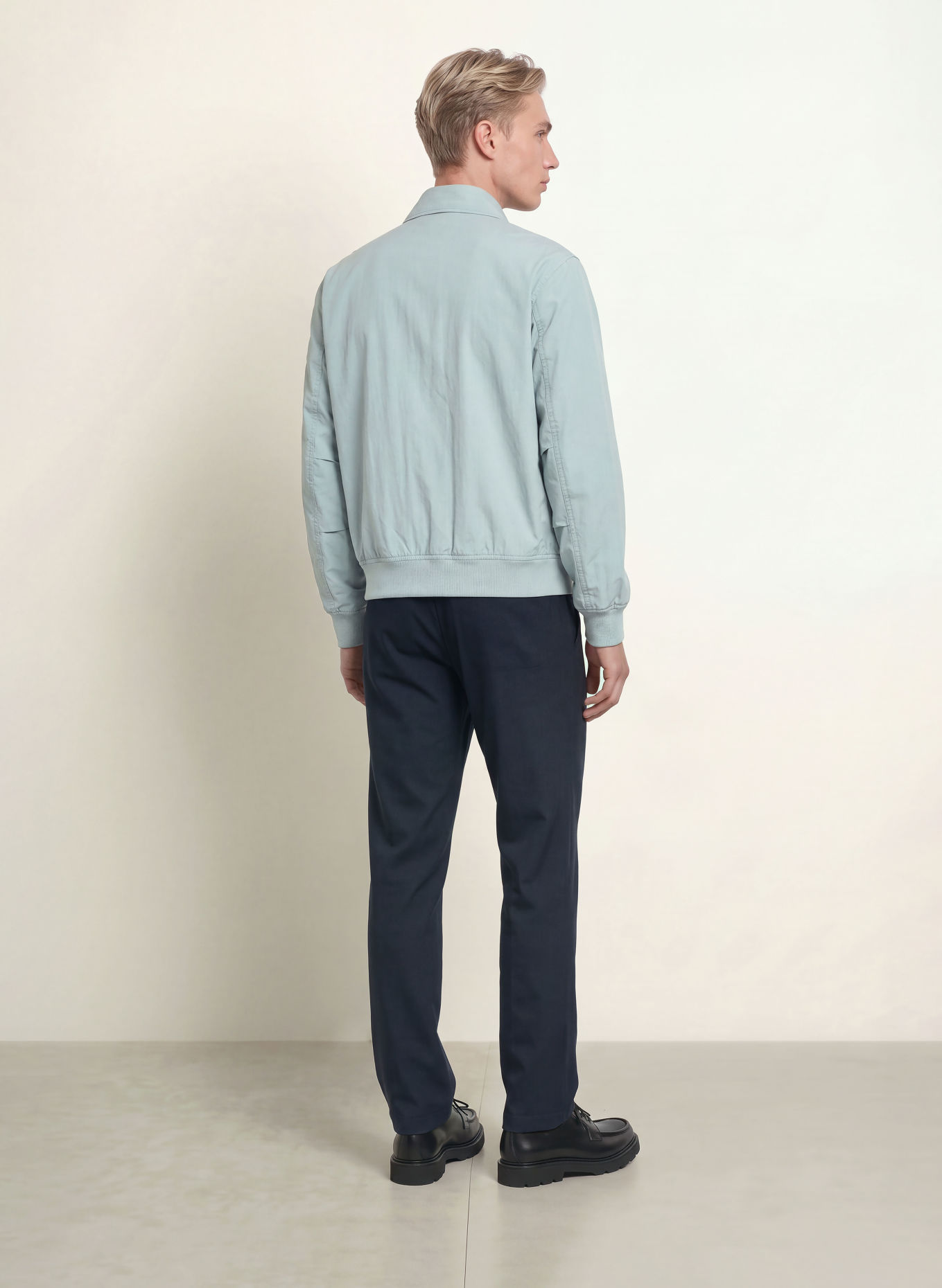 BOSS Tapered-Fit Chinos: DARK BLUE