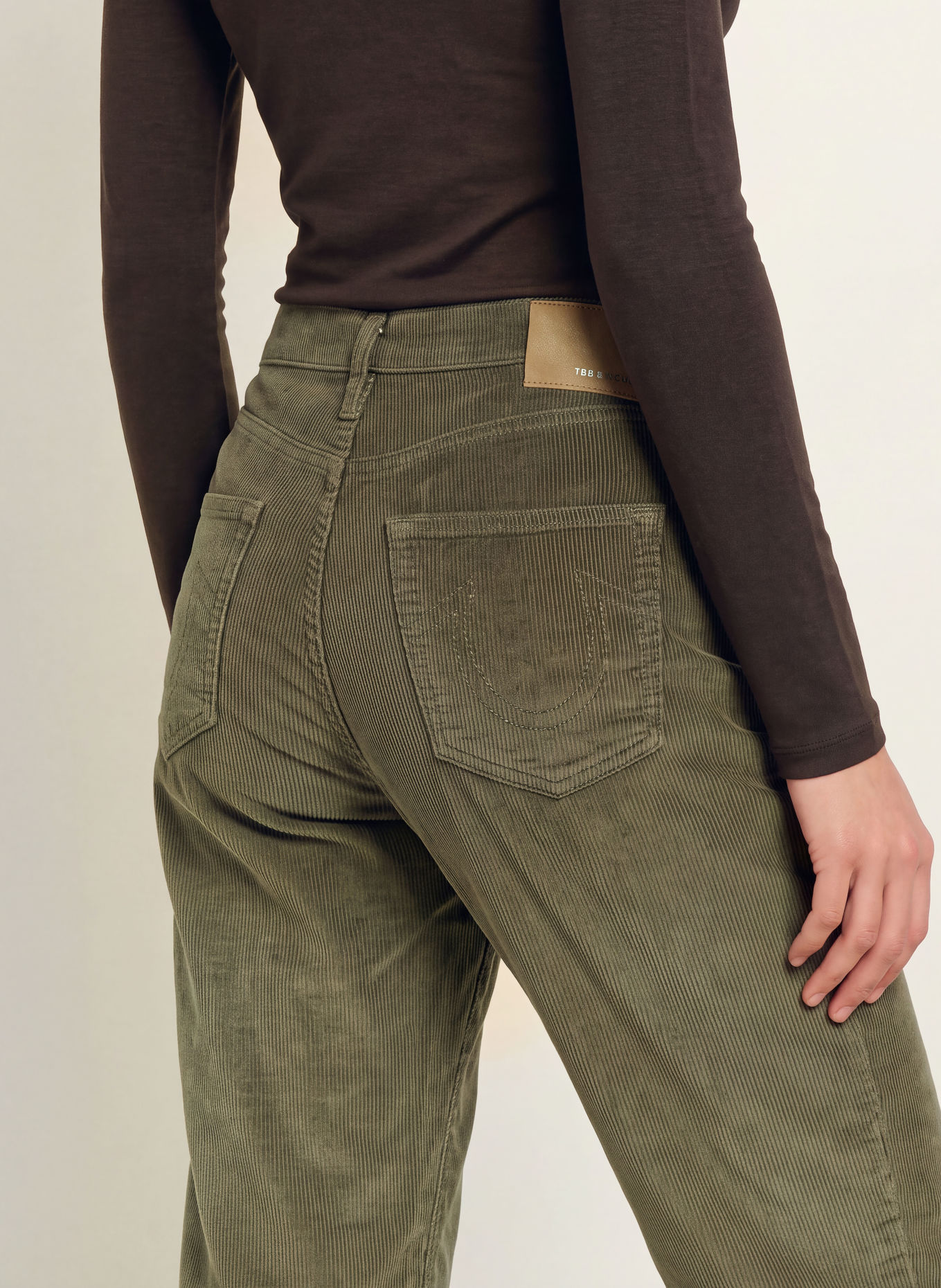 TRUE RELIGION Cordhose HOPE: KHAKI