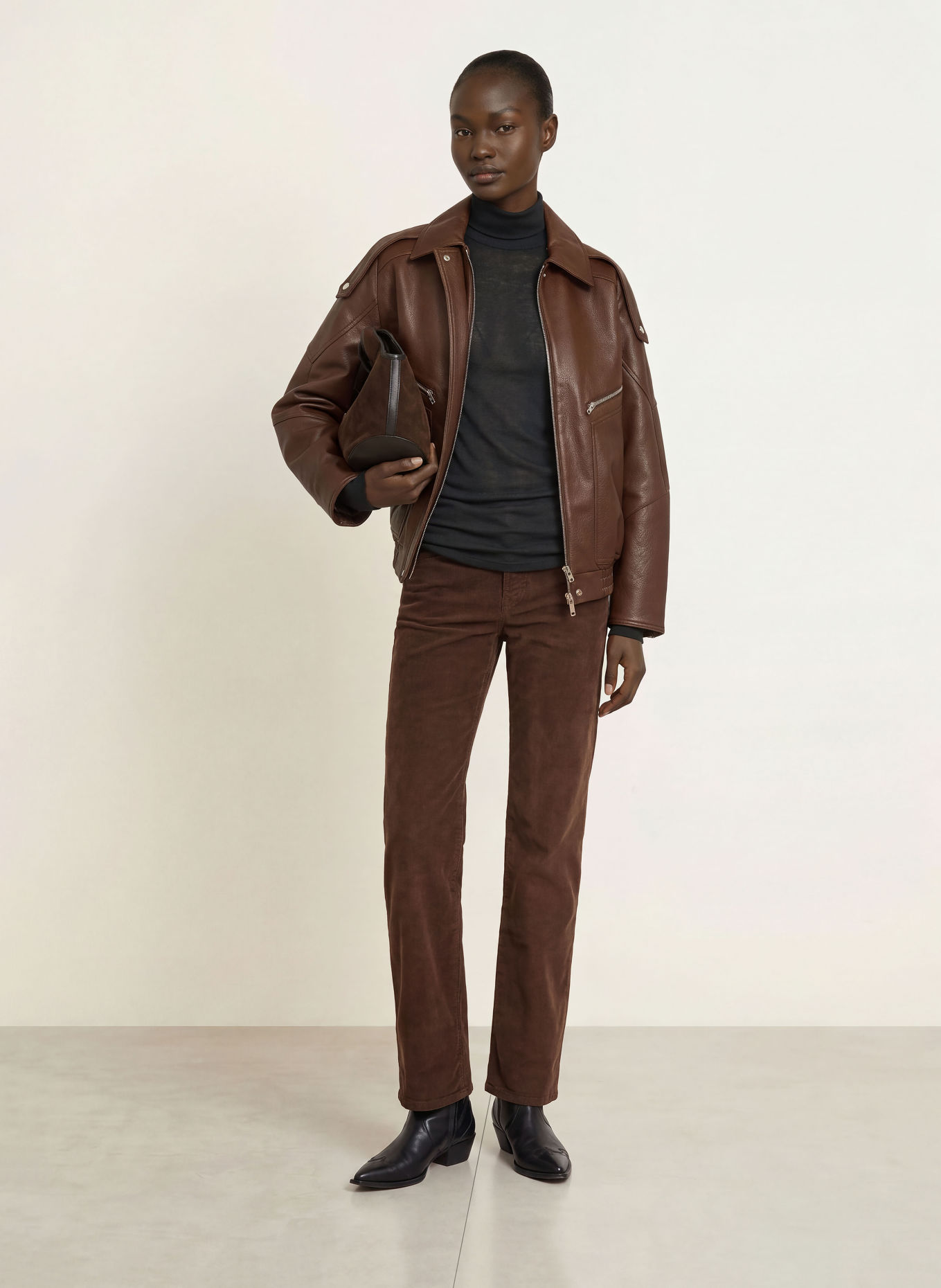 TRUE RELIGION SOPHIE BOOTCUT Bootcut trousers in Corduroy: BROWN
