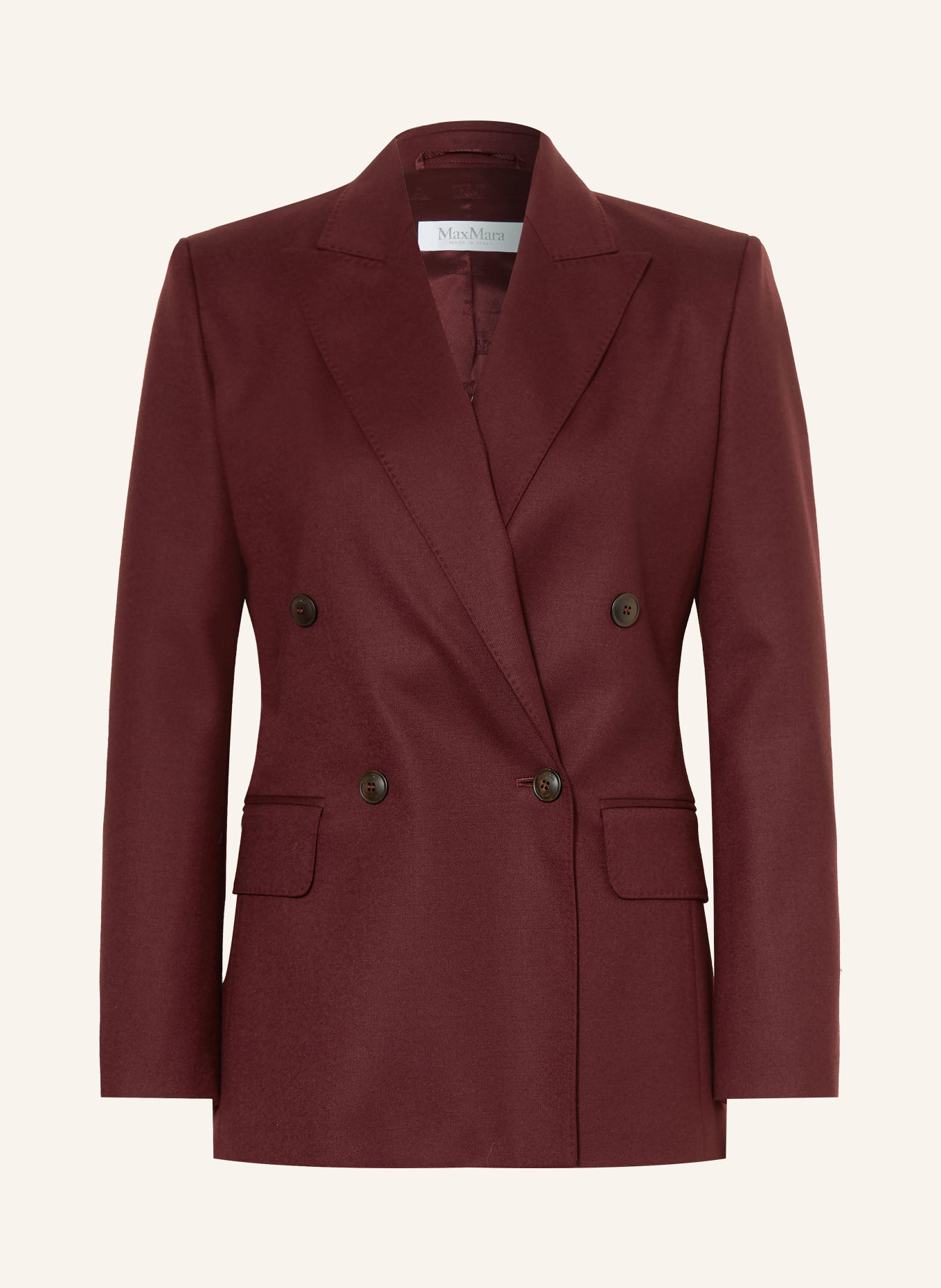 Max Mara SCENICO Blazer: DARK RED