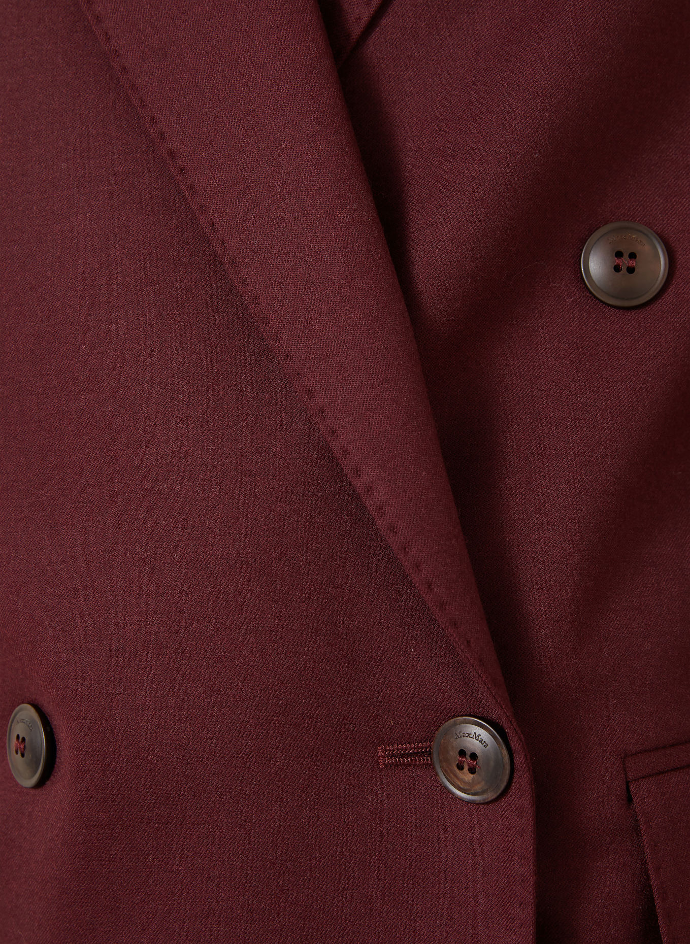 Max Mara SCENICO Blazer: DARK RED