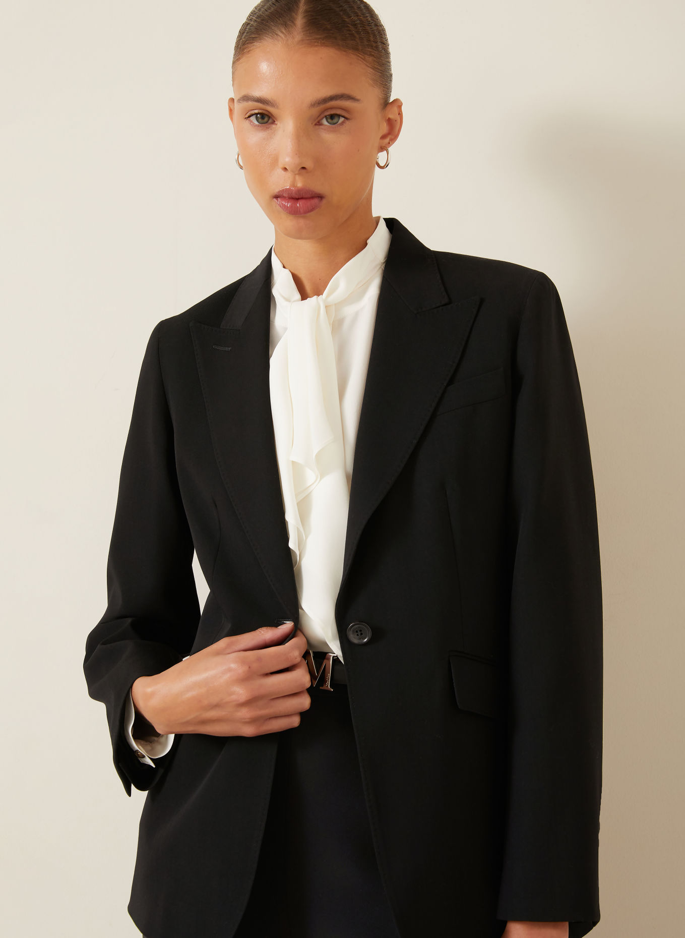Max Mara SVELTO Blazer: BLACK